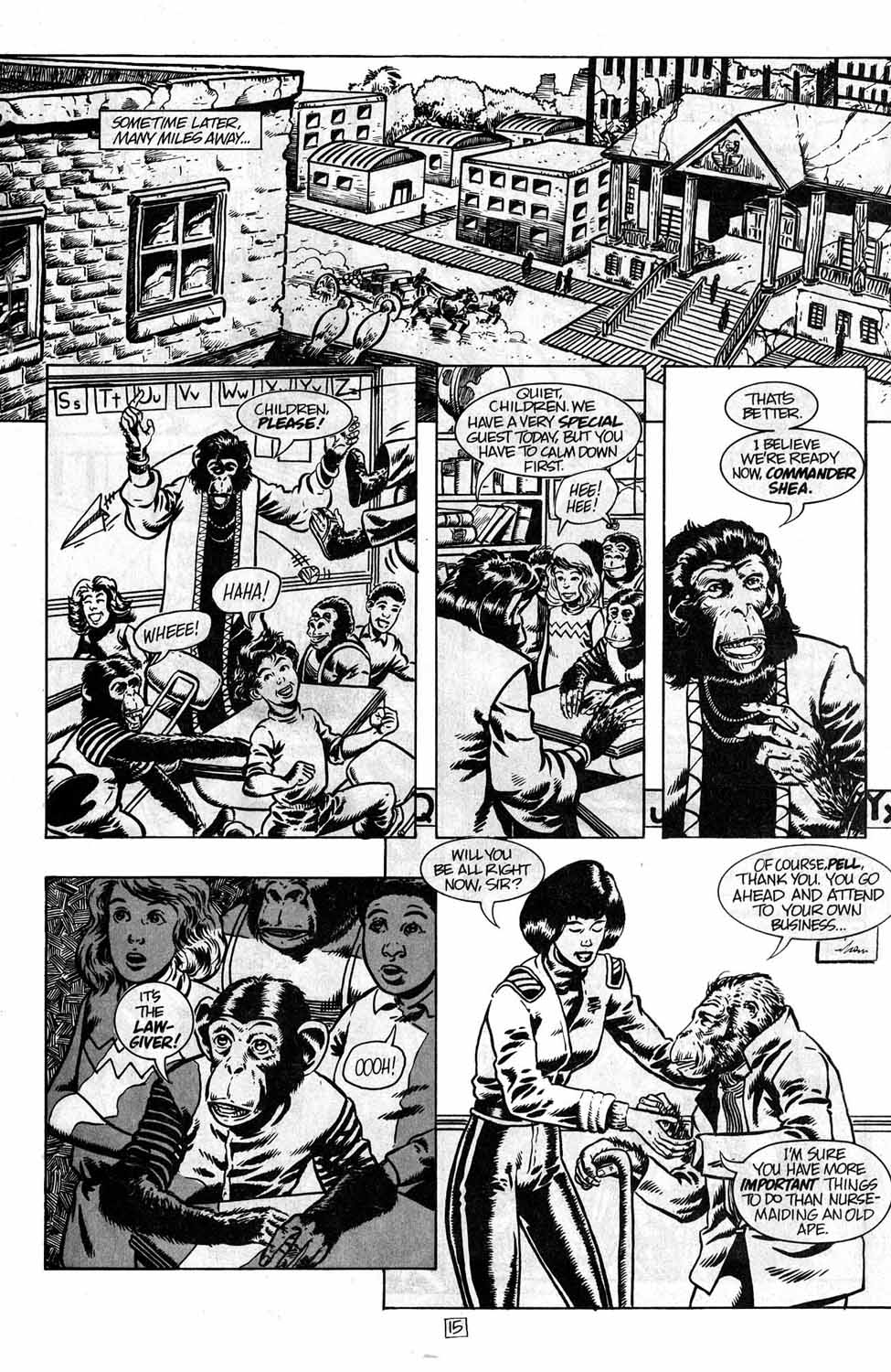Read online Planet of the Apes: The Forbidden Zone comic -  Issue #1 - 17