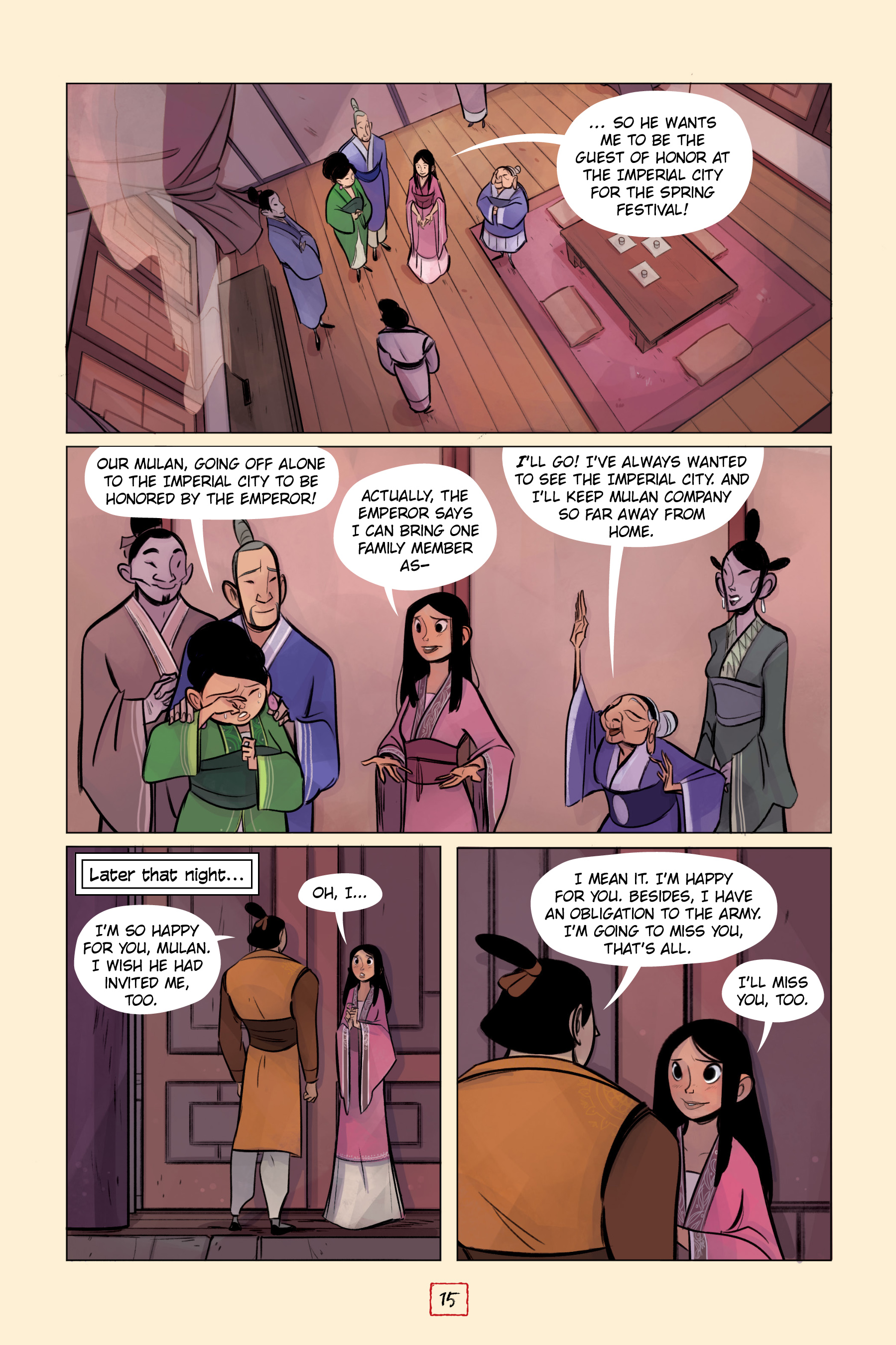 Read online Disney Mulan's Adventure Journal: The Palace of Secrets comic -  Issue # TPB - 17