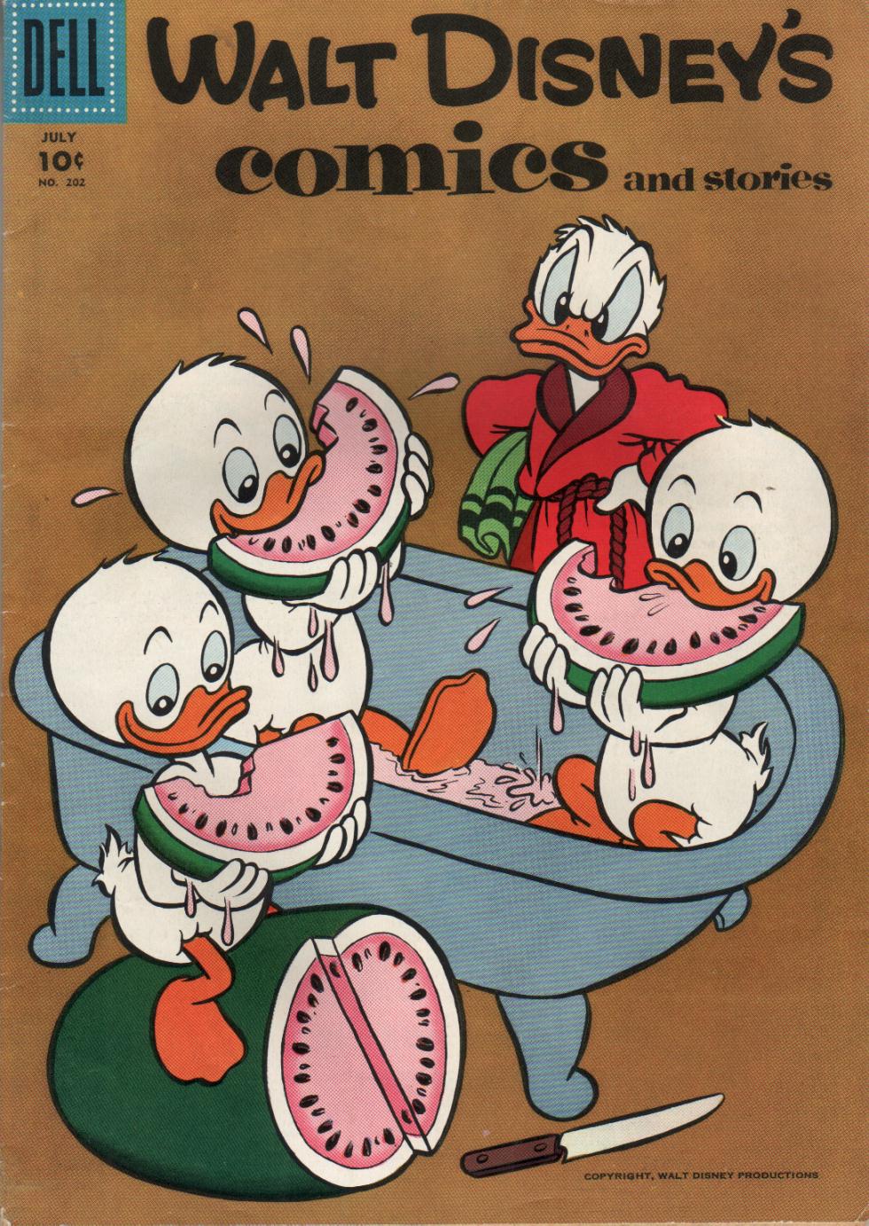 Read online Walt Disney's Comics and Stories comic -  Issue #202 - 1