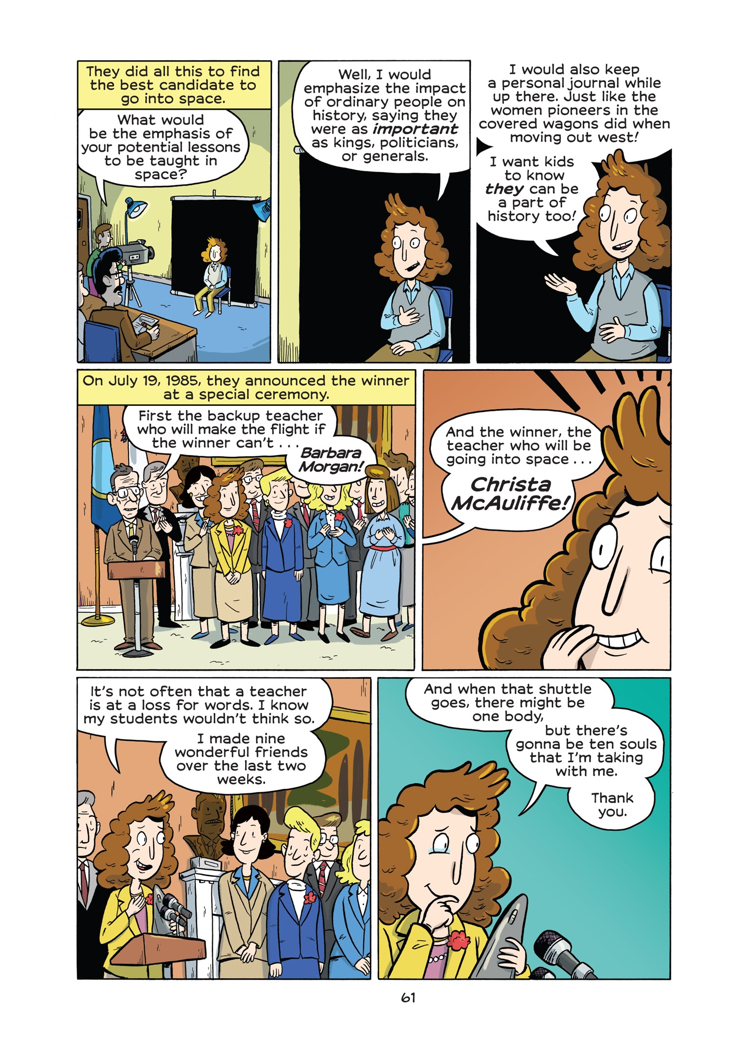 Read online History Comics comic -  Issue # The Challenger Disaster: Tragedy in the Skies - 67