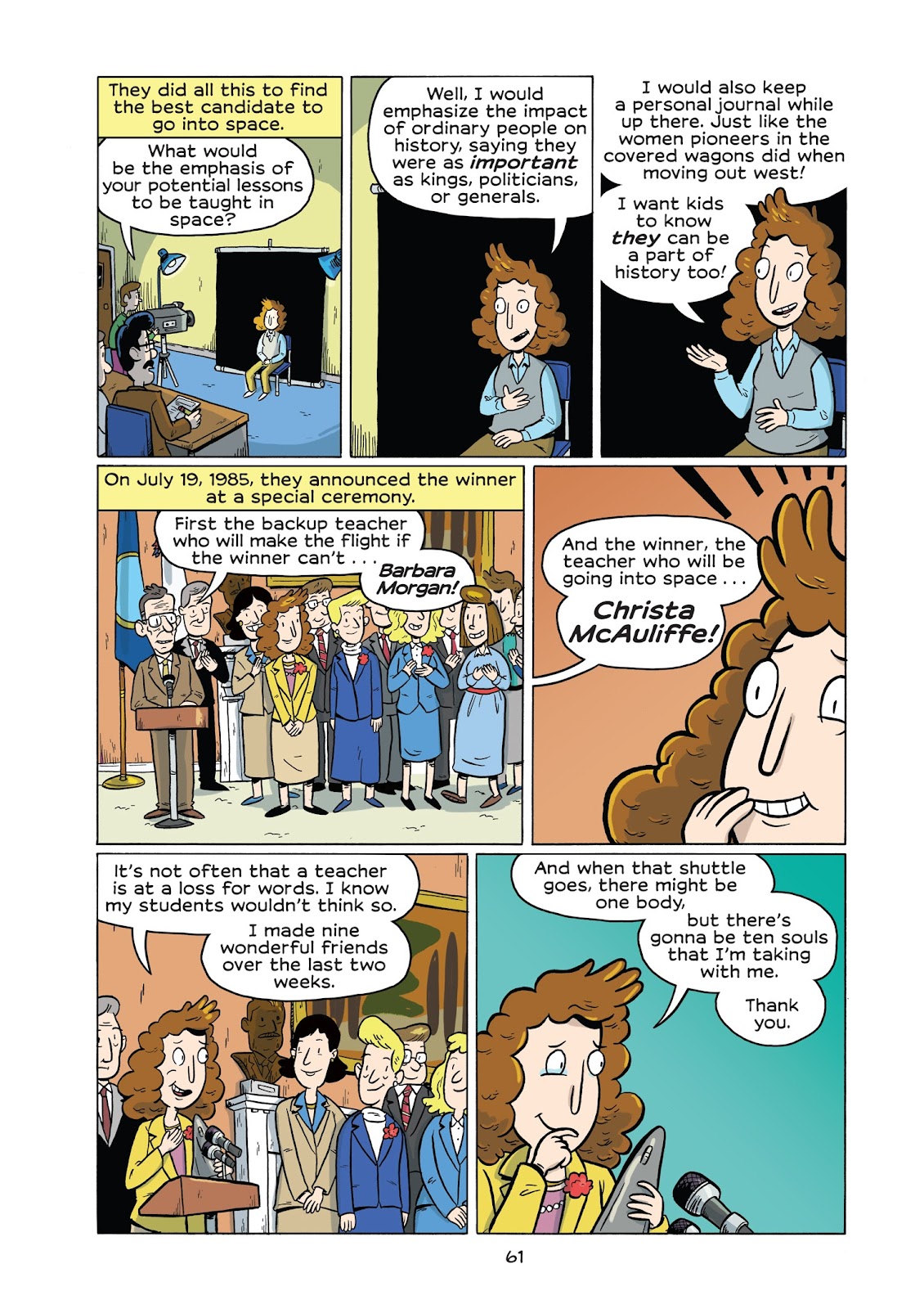 History Comics: The Challenger Disaster: Tragedy in the Skies issue TPB - Page 67