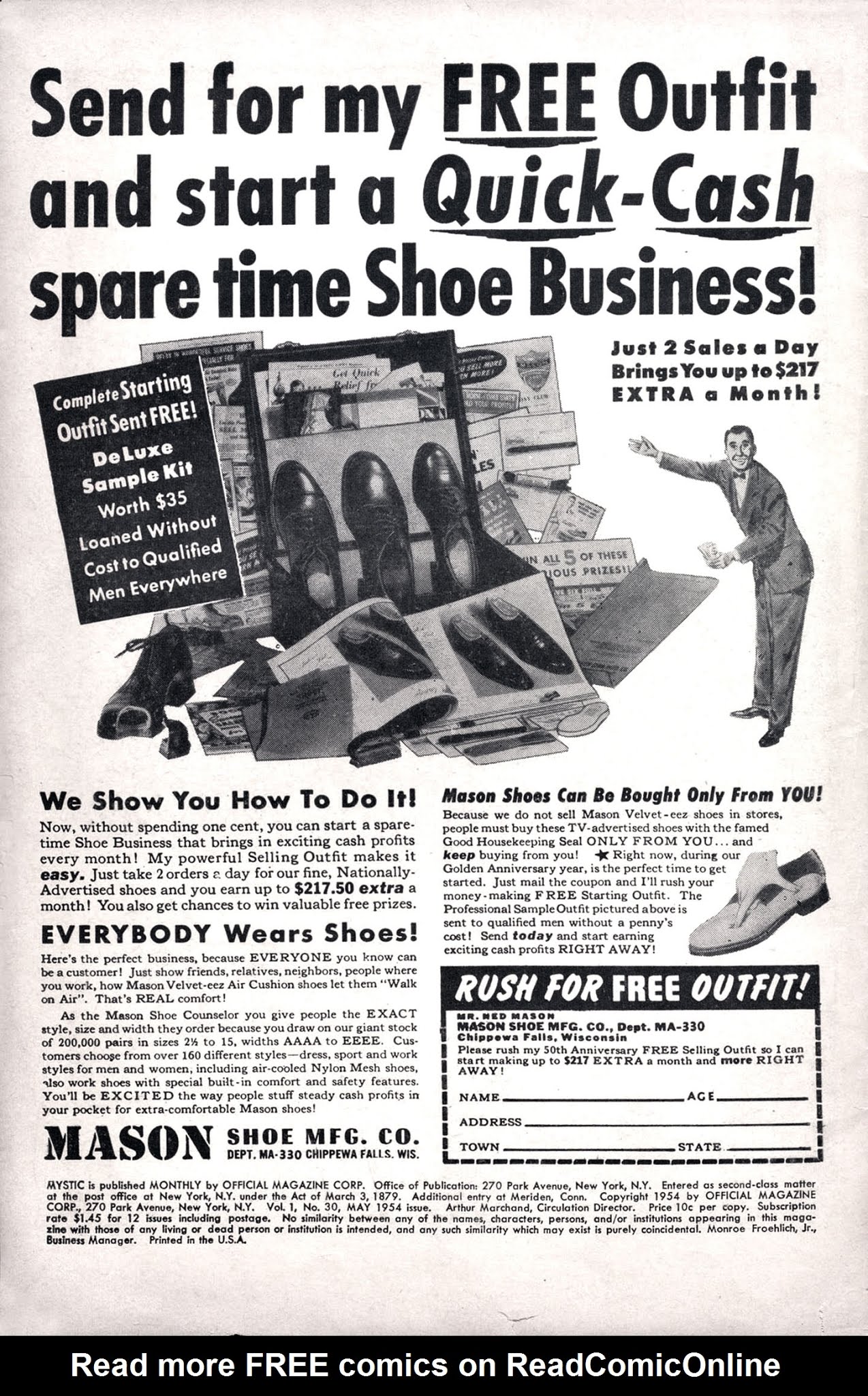 Read online Mystic (1951) comic -  Issue #30 - 2