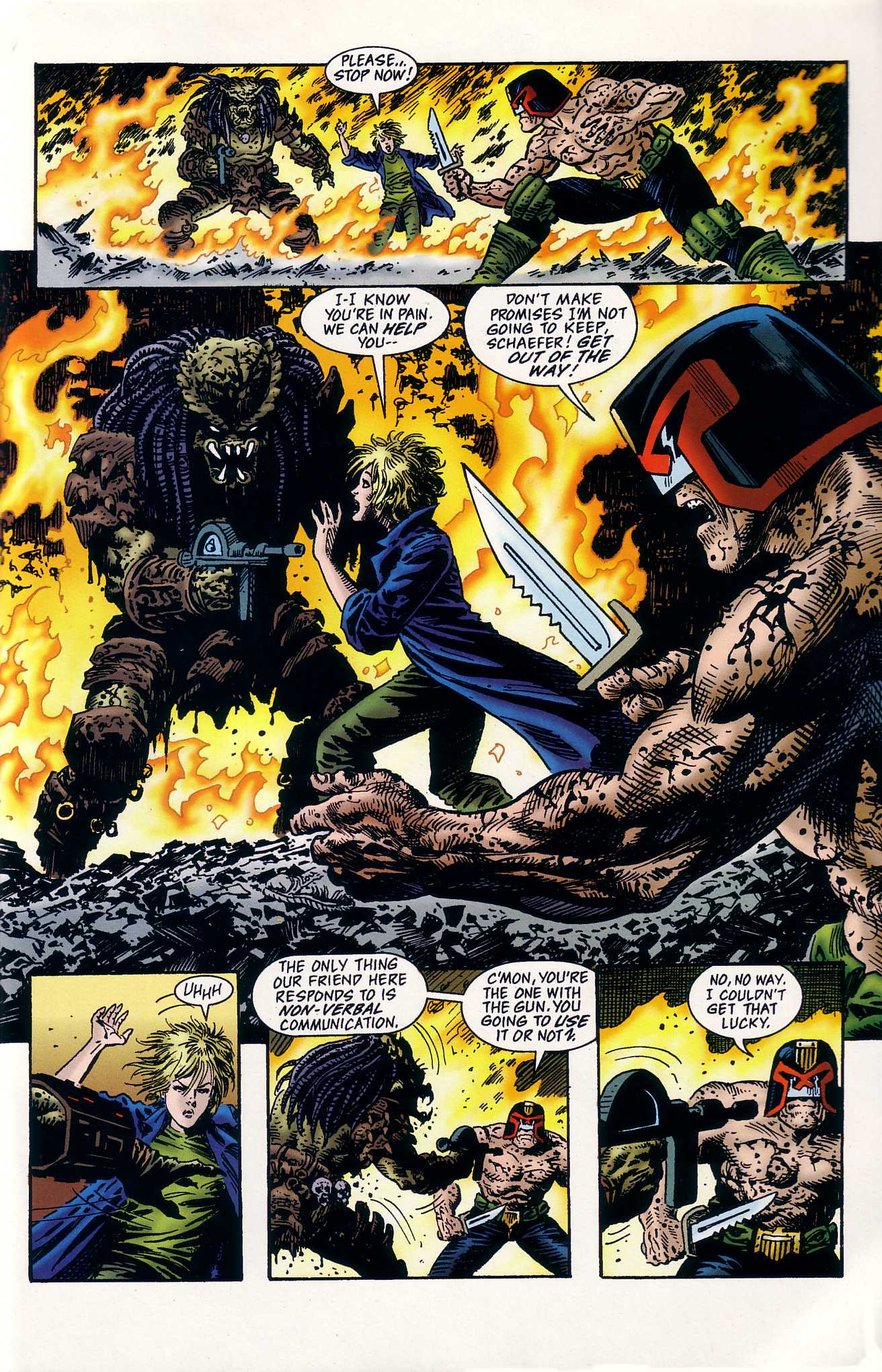 Read online Predator Versus Judge Dredd comic -  Issue #3 - 19