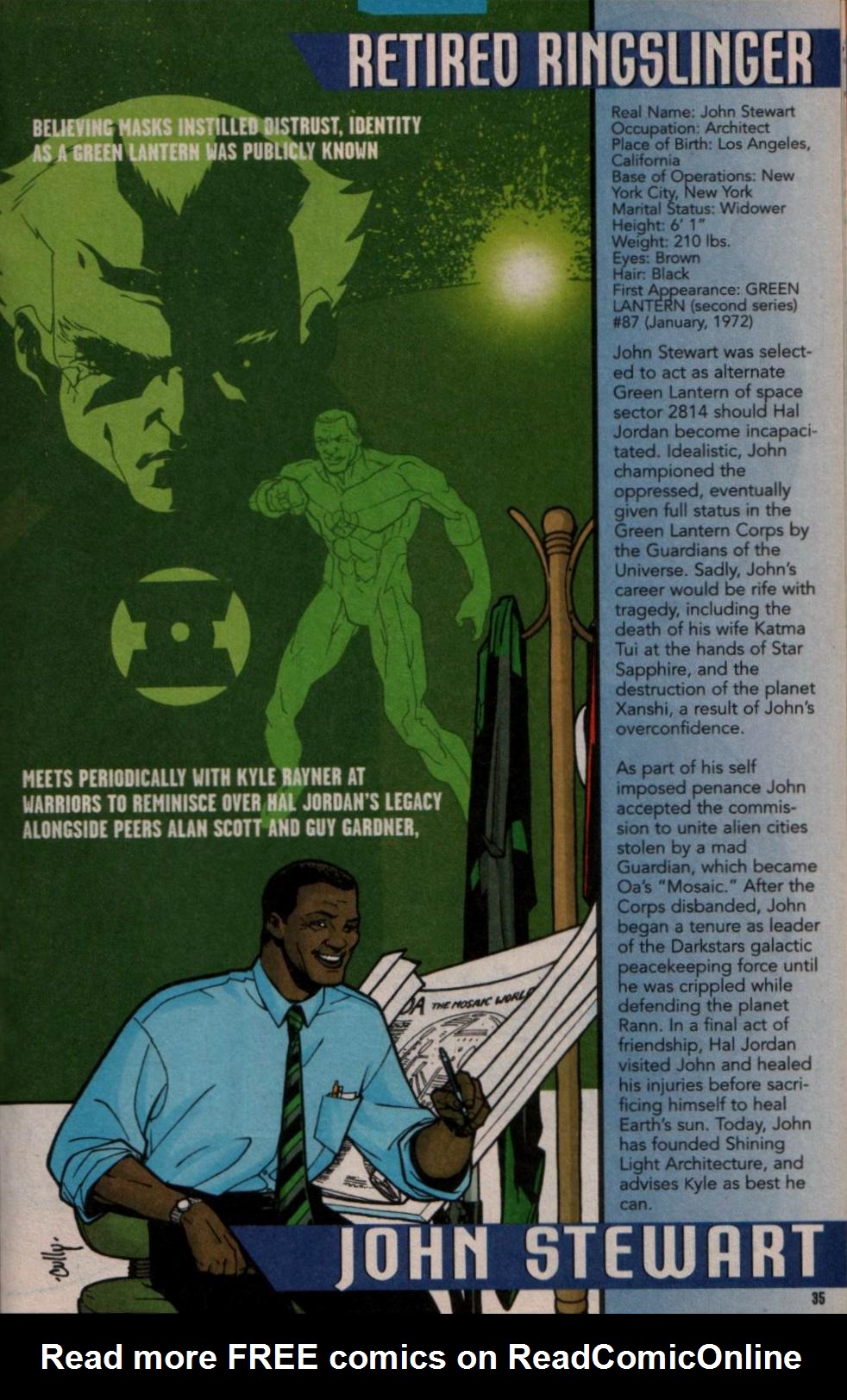 Read online Green Lantern Secret Files comic -  Issue #1 - 34