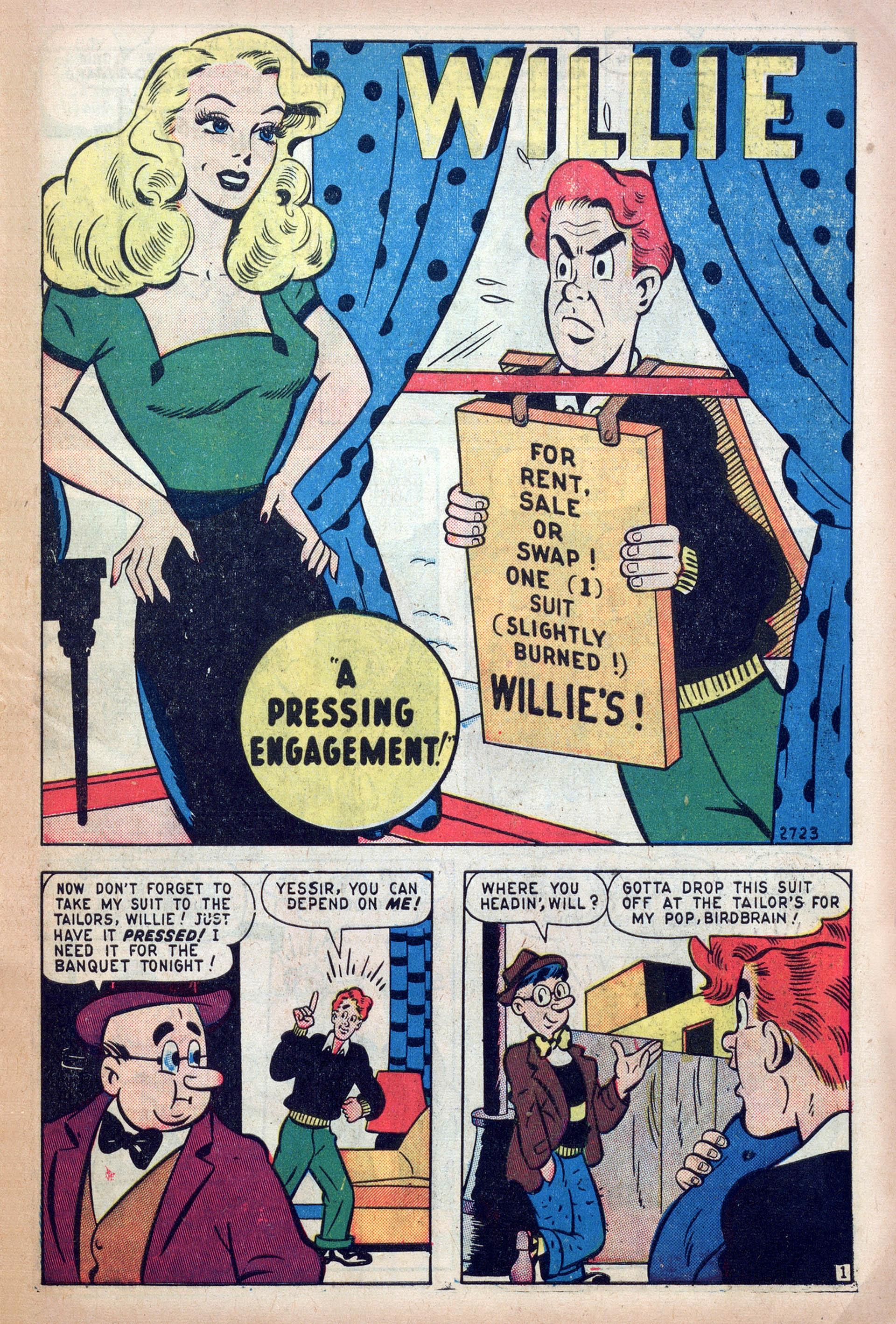 Read online Willie Comics (1946) comic -  Issue #15 - 41