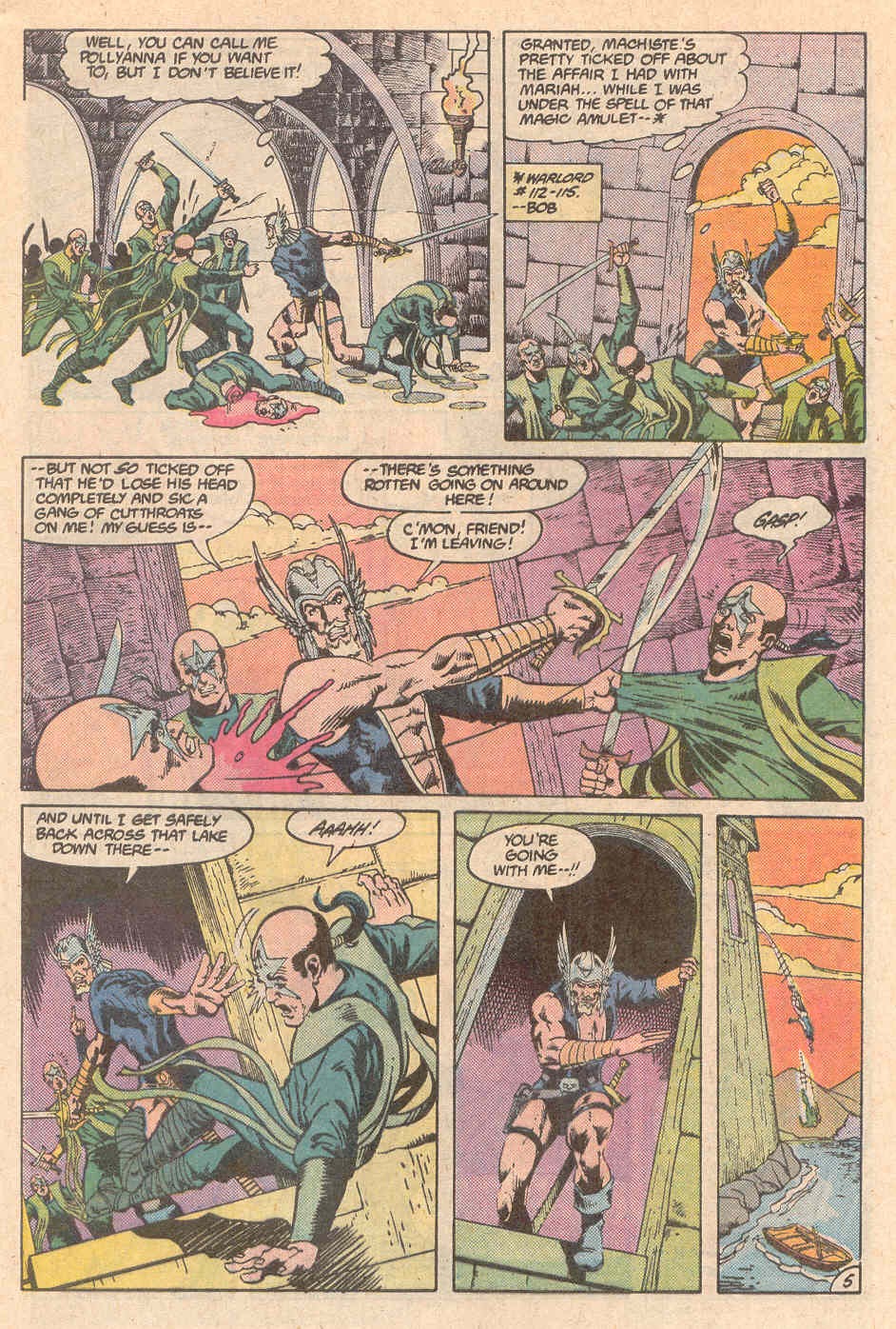 Read online Warlord (1976) comic -  Issue #120 - 5