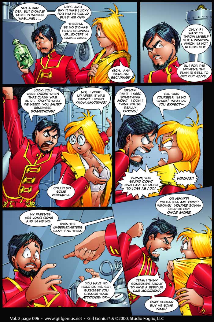 Read online Girl Genius (2002) comic -  Issue #2 - 96
