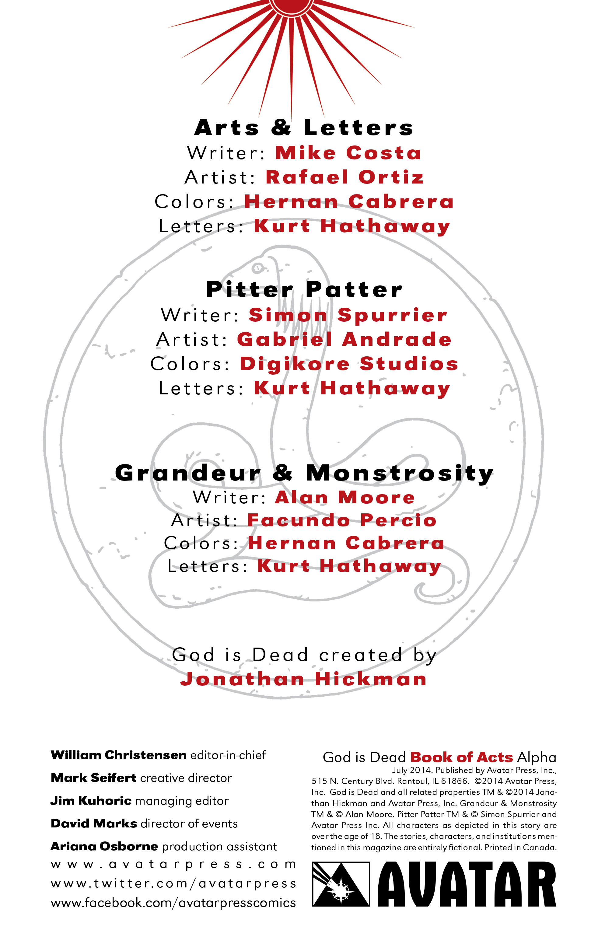 Read online God is Dead: Book of Acts comic -  Issue # Alpha - 9