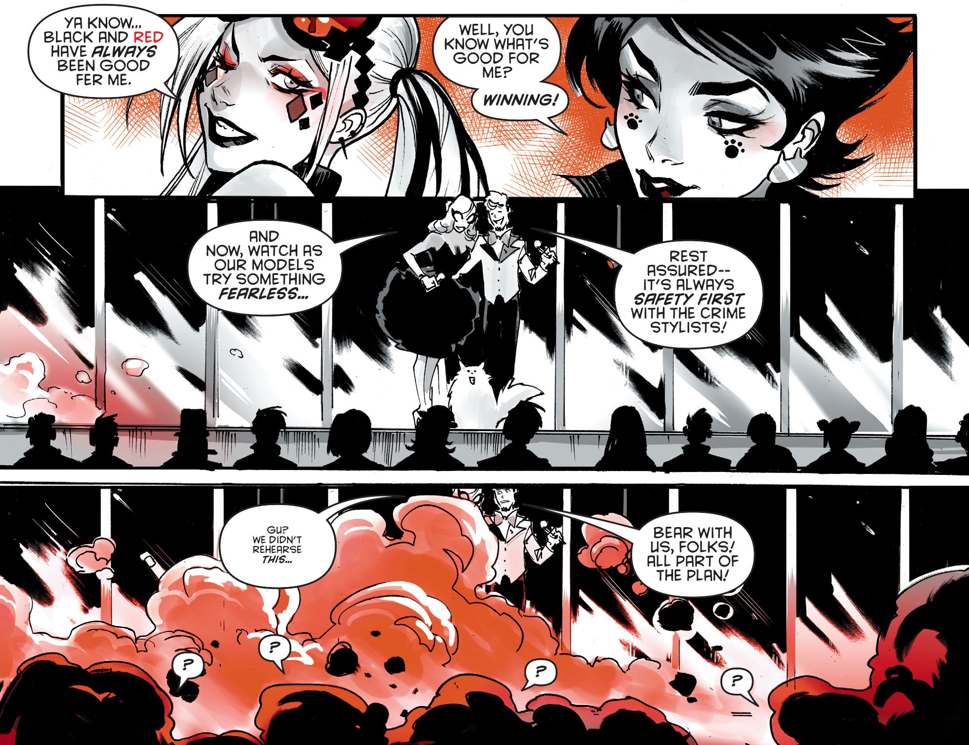 Read online Harley Quinn Black   White   Red comic -  Issue #2 - 17