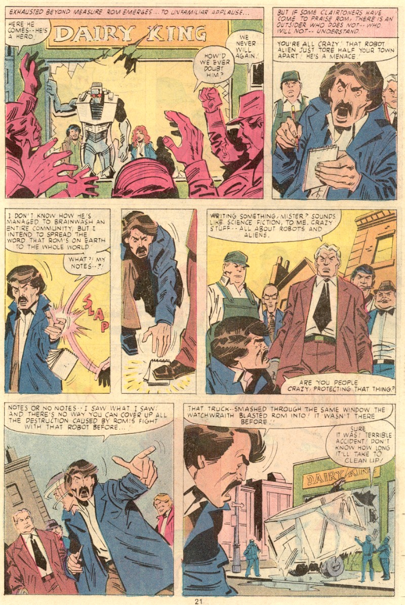 Read online ROM (1979) comic -  Issue #16 - 17