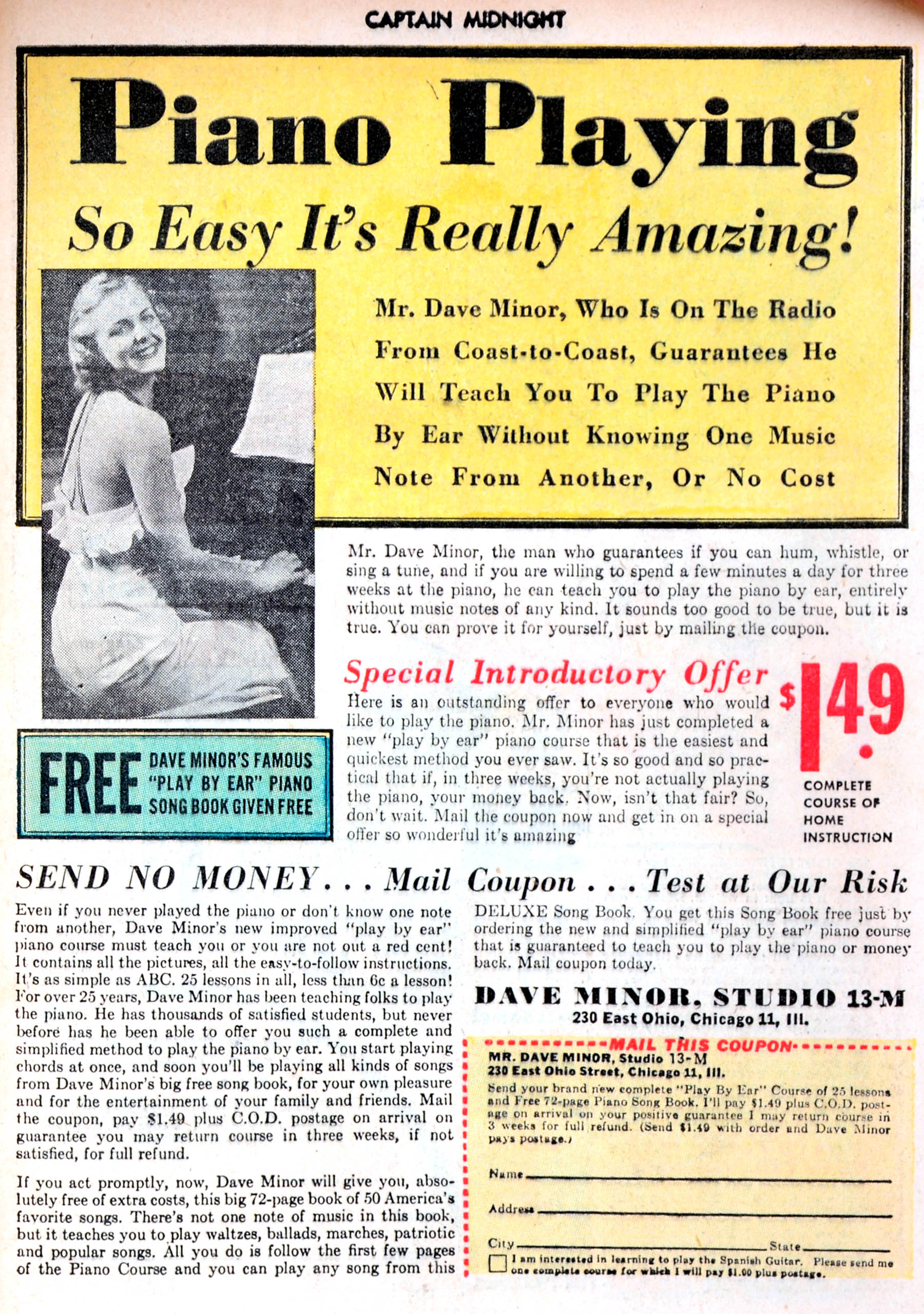 Read online Captain Midnight (1942) comic -  Issue #25 - 33