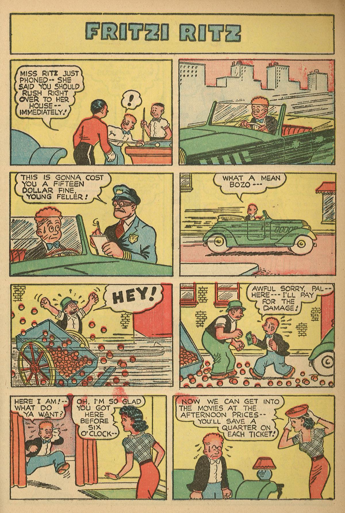 Read online Fritzi Ritz (1948) comic -  Issue #4 - 17