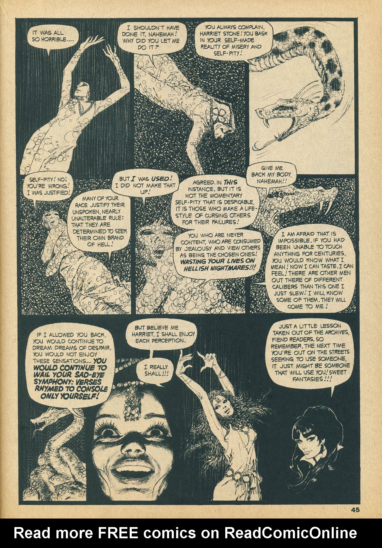 Read online Vampirella (1969) comic -  Issue #18 - 45