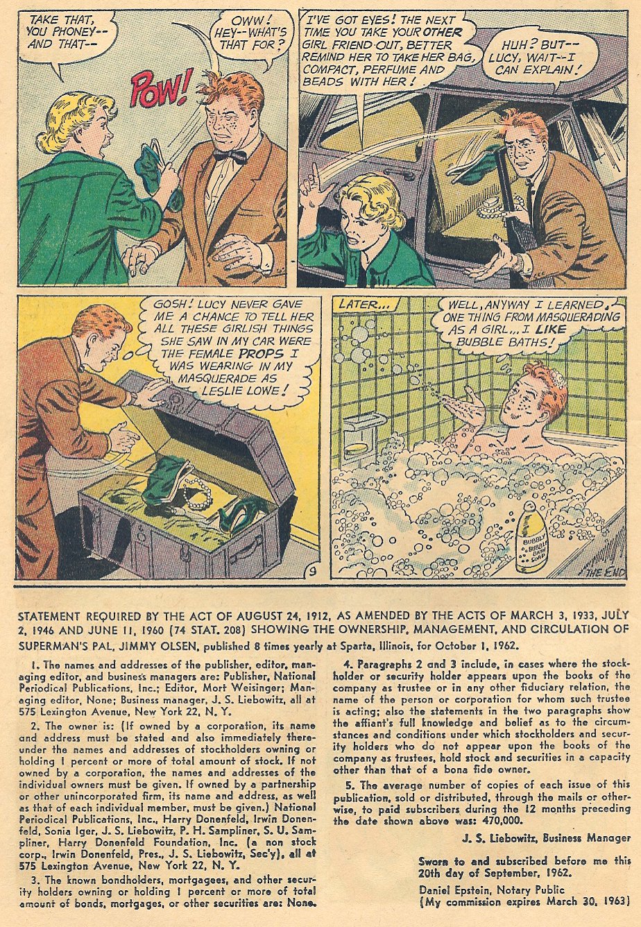 Read online Superman's Pal Jimmy Olsen comic -  Issue #67 - 22