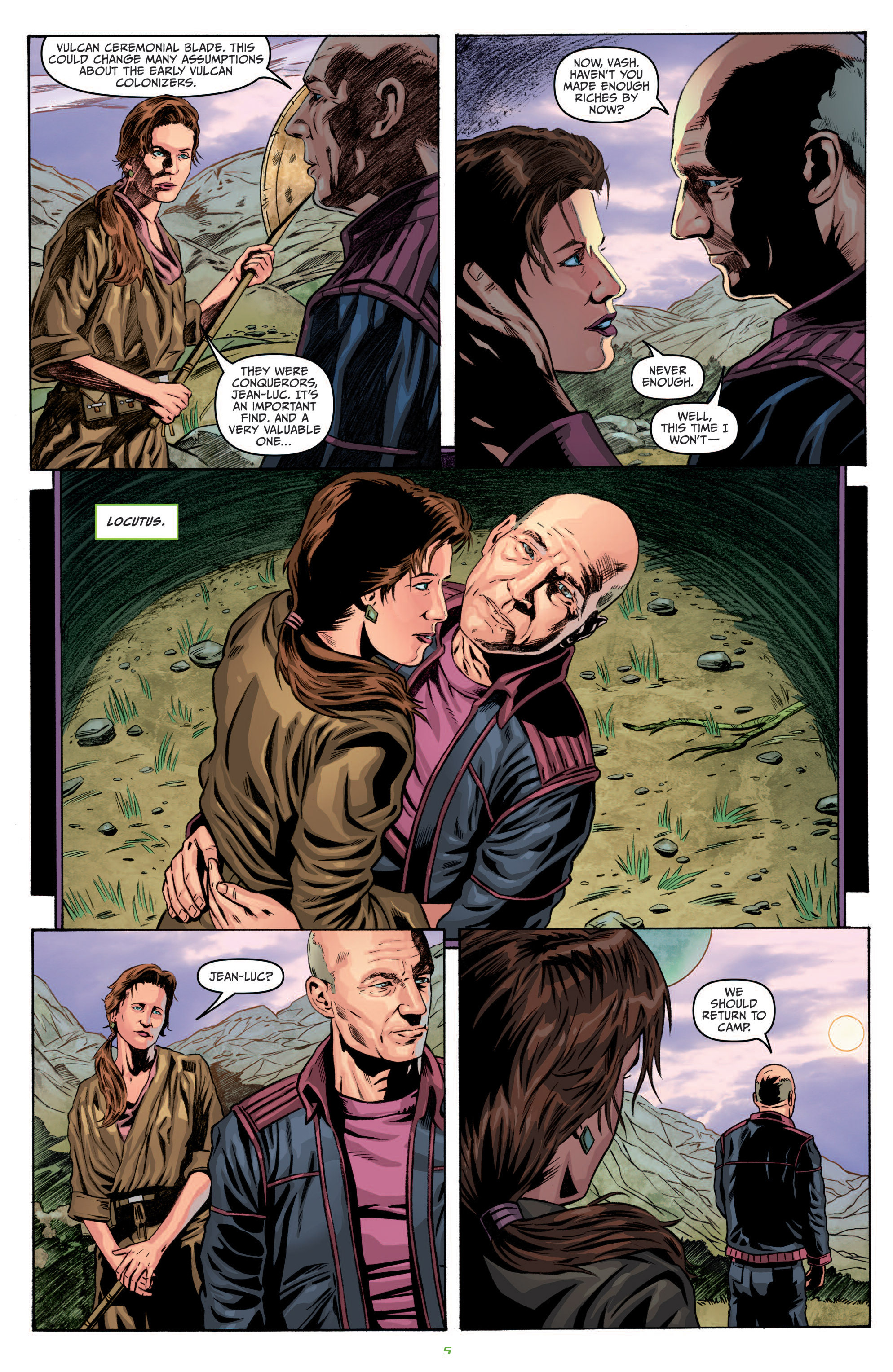 Read online Star Trek: The Next Generation - Hive comic -  Issue #1 - 8