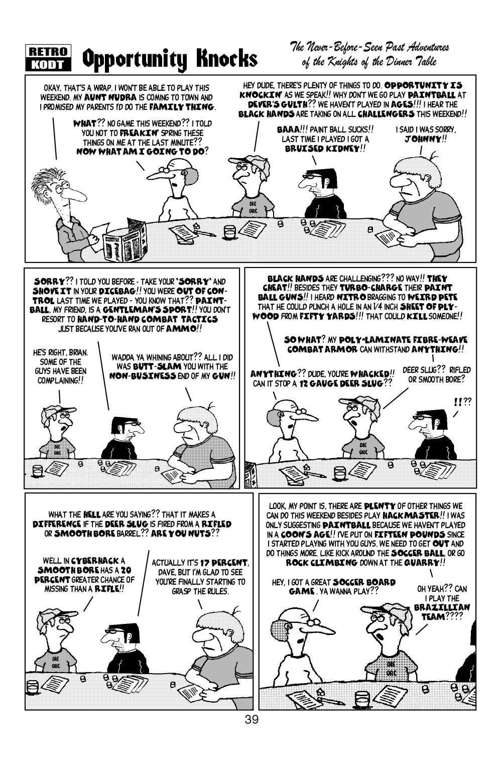 Read online Knights of the Dinner Table comic -  Issue #22 - 41