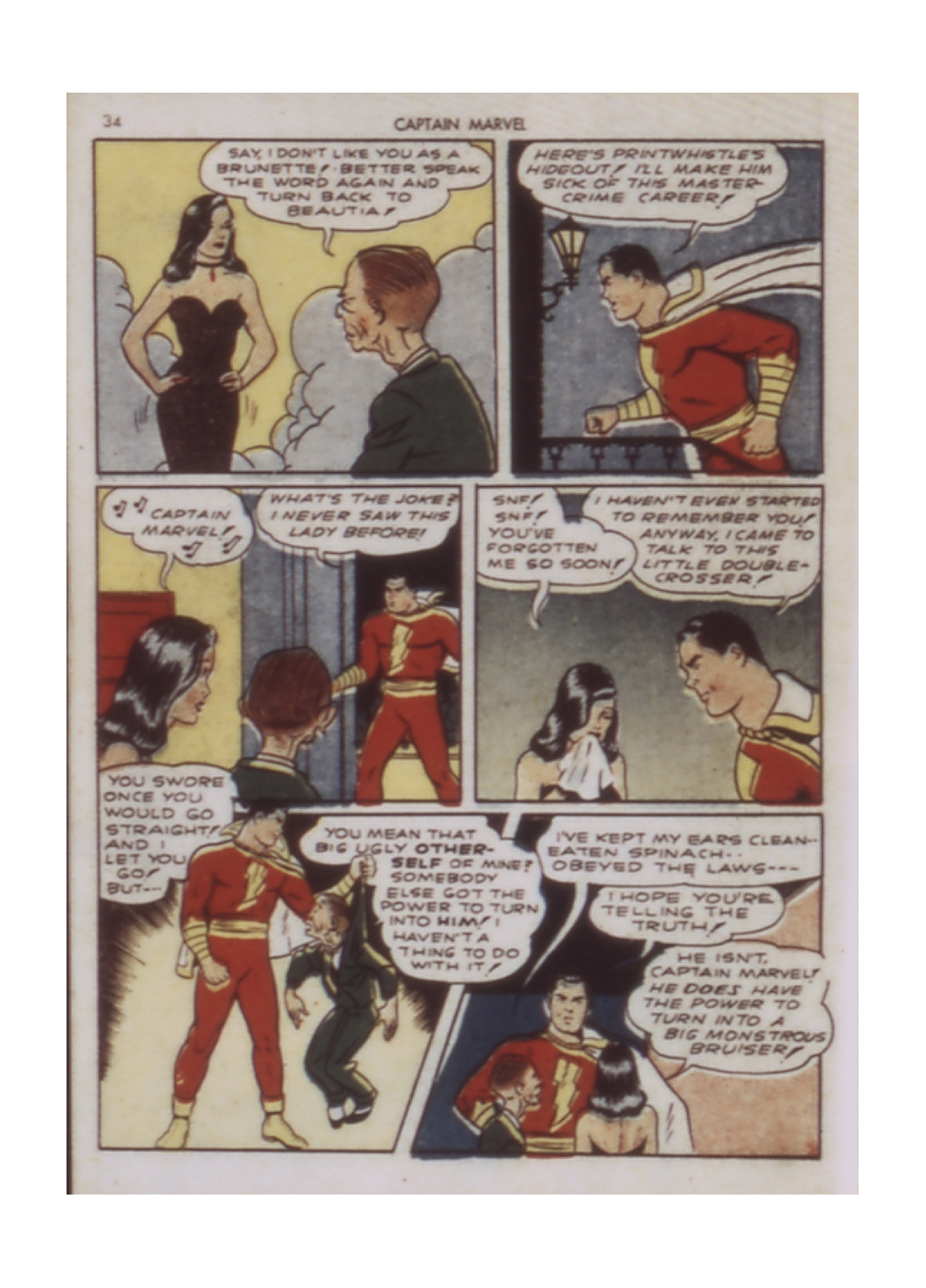 Read online Captain Marvel Adventures comic -  Issue #9 - 34