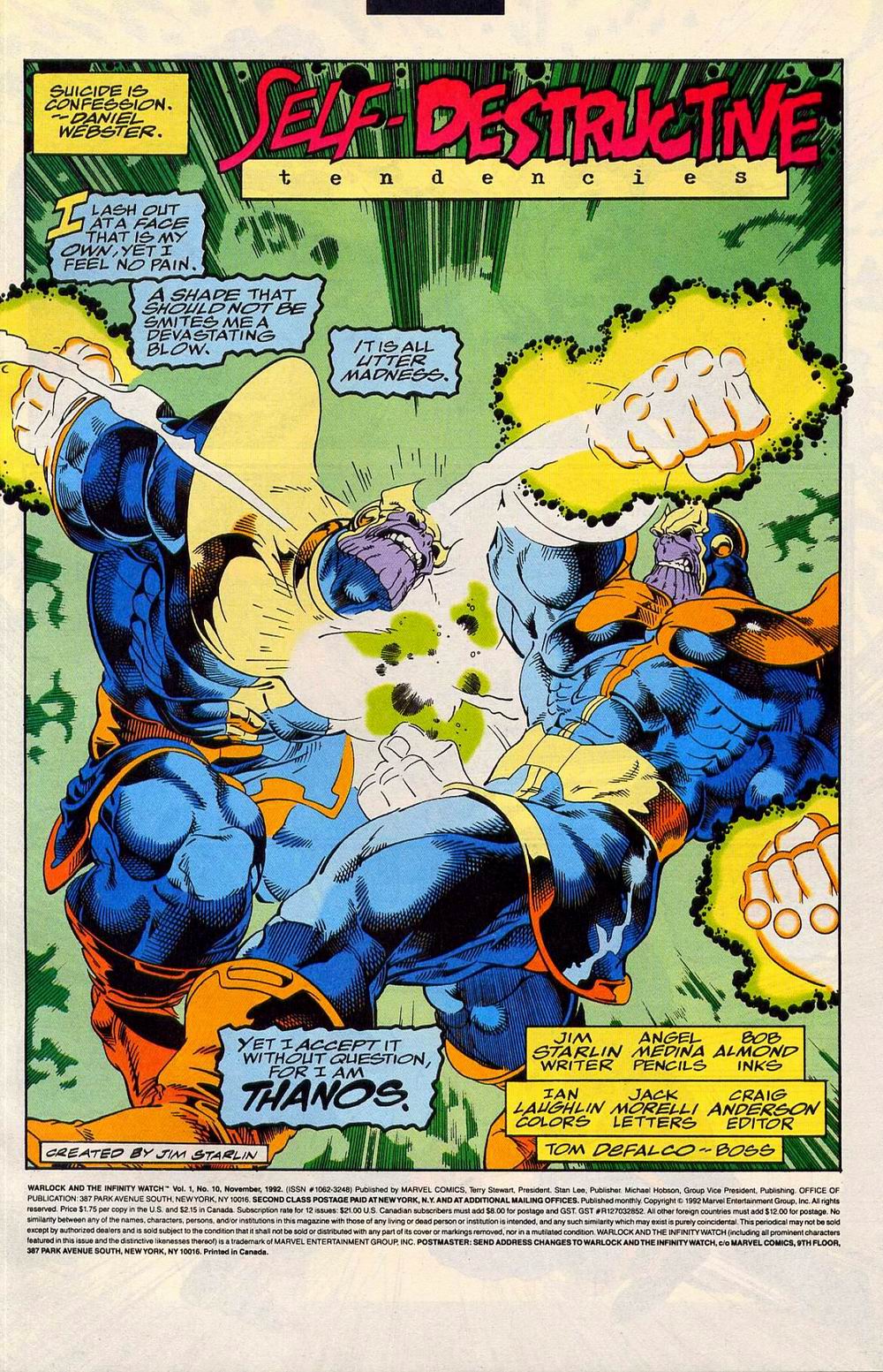 Read online Warlock and the Infinity Watch comic -  Issue #10 - 2