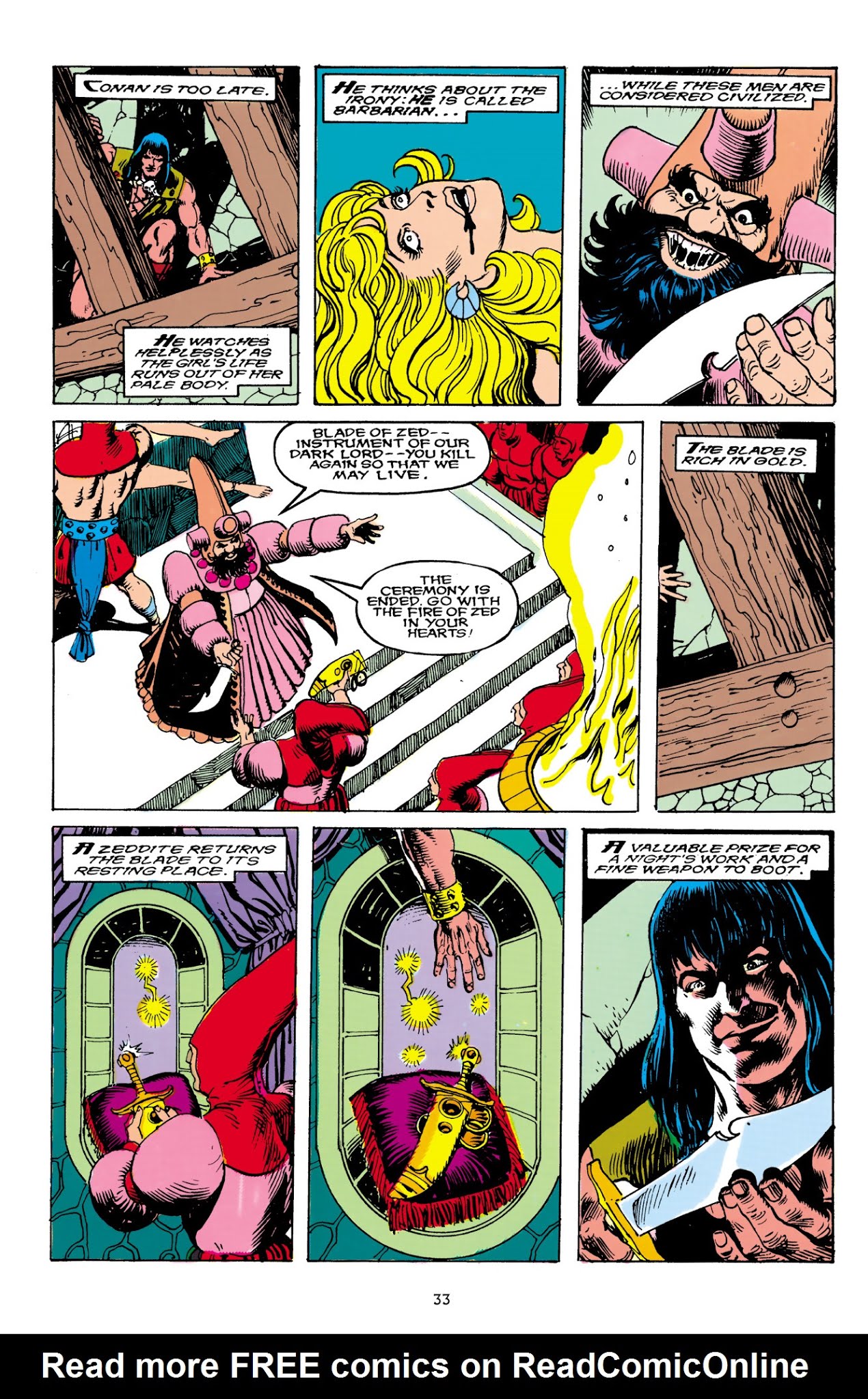 Read online The Chronicles of Conan comic -  Issue # TPB 28 (Part 1) - 34