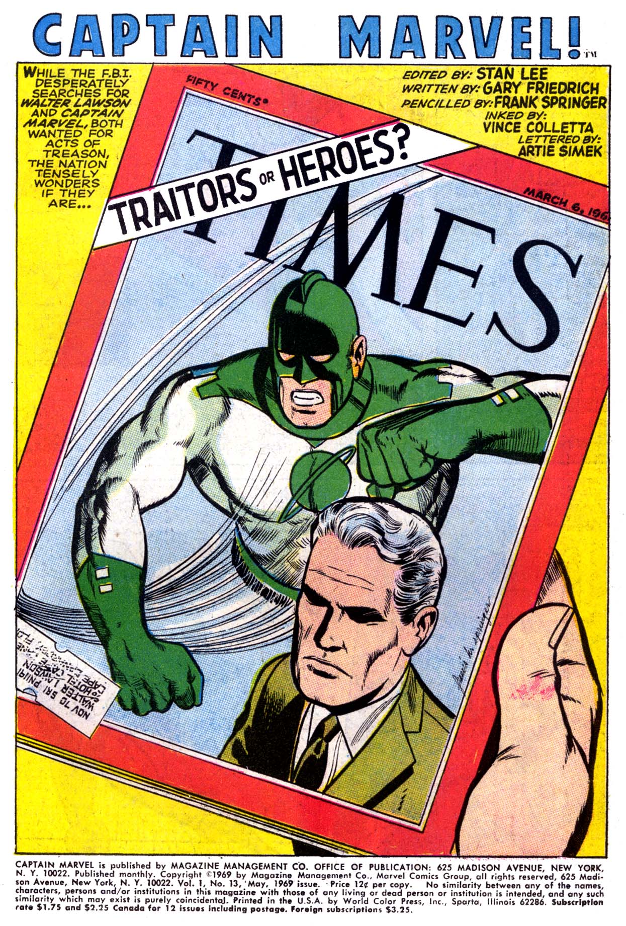 Captain Marvel (1968) Issue #13 #13 - English 2