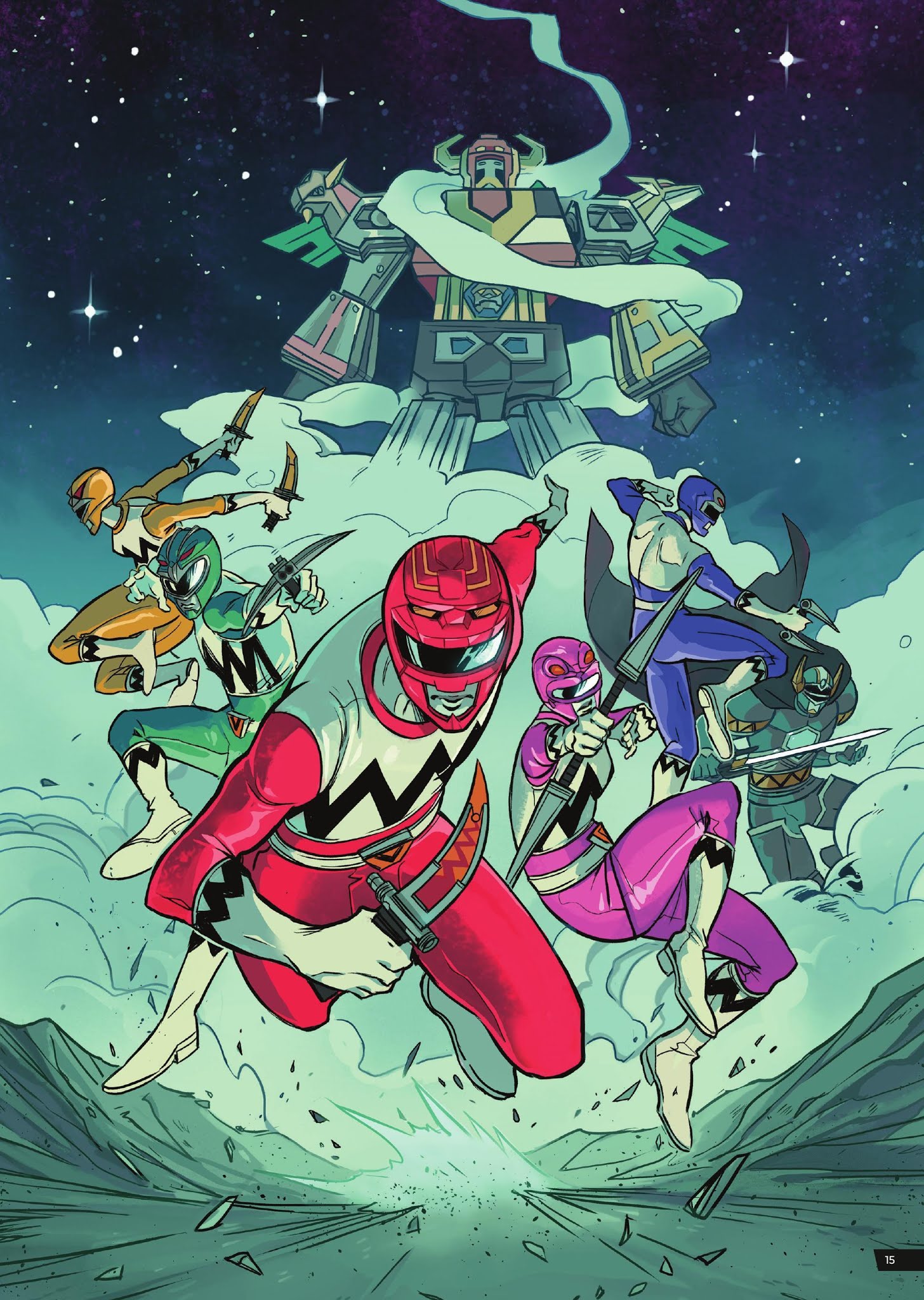 Read online Saban's Power Rangers Artist Tribute comic -  Issue # TPB - 14