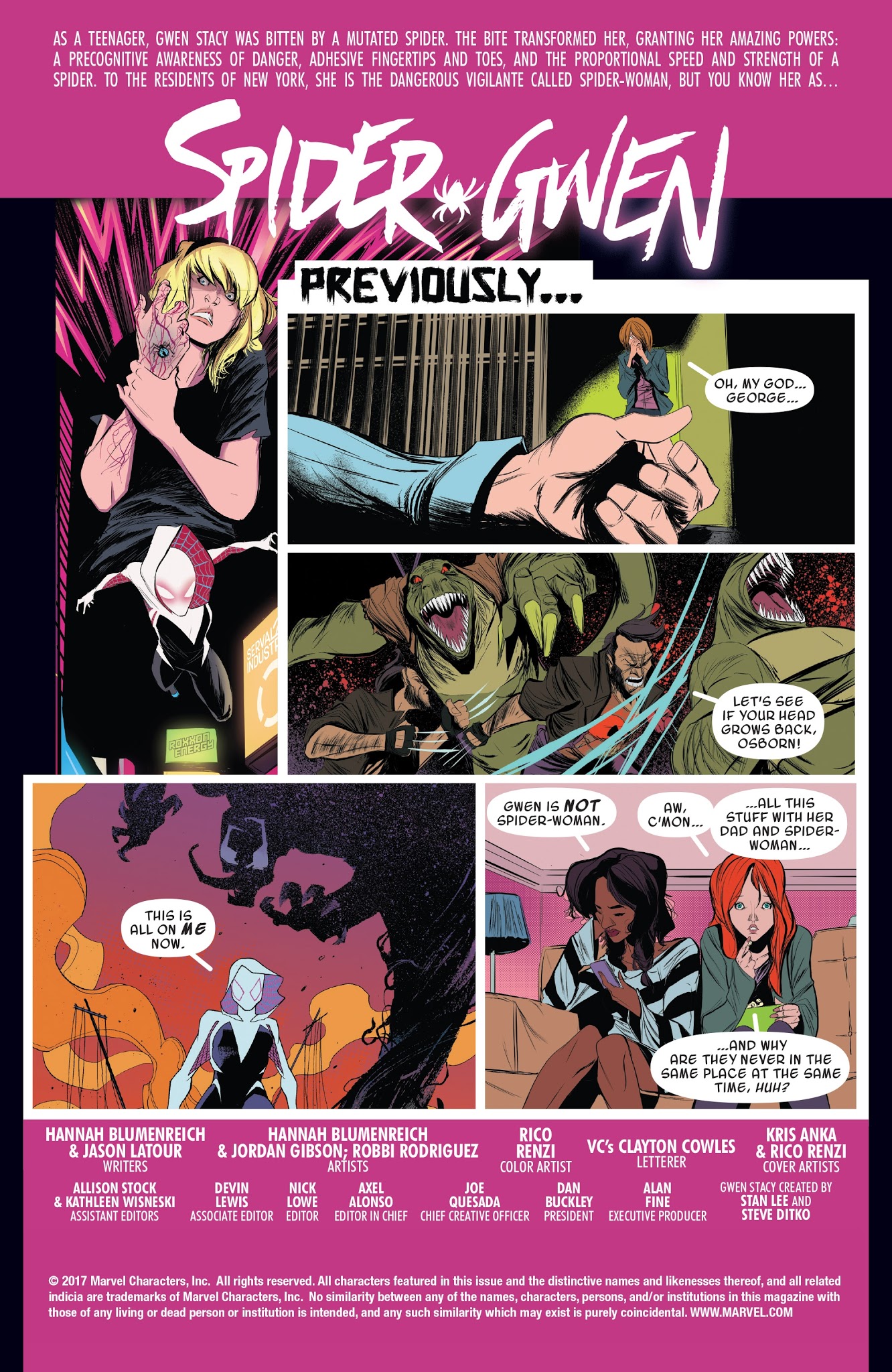Read online Spider-Gwen [II] comic -  Issue #23 - 2