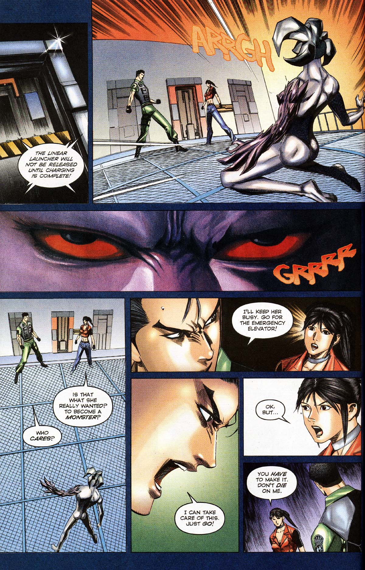 Read online Resident Evil Code: Veronica comic -  Issue #4 - 122