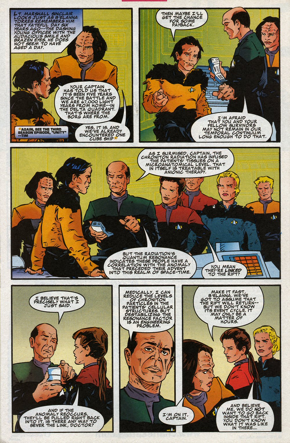 Read online Star Trek: Voyager comic -  Issue #10 - 13