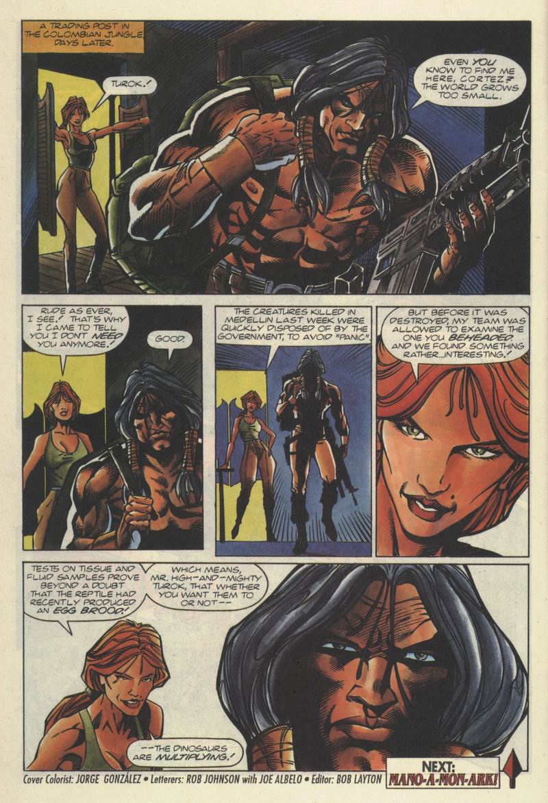 Read online Turok, Dinosaur Hunter (1993) comic -  Issue #2 - 22