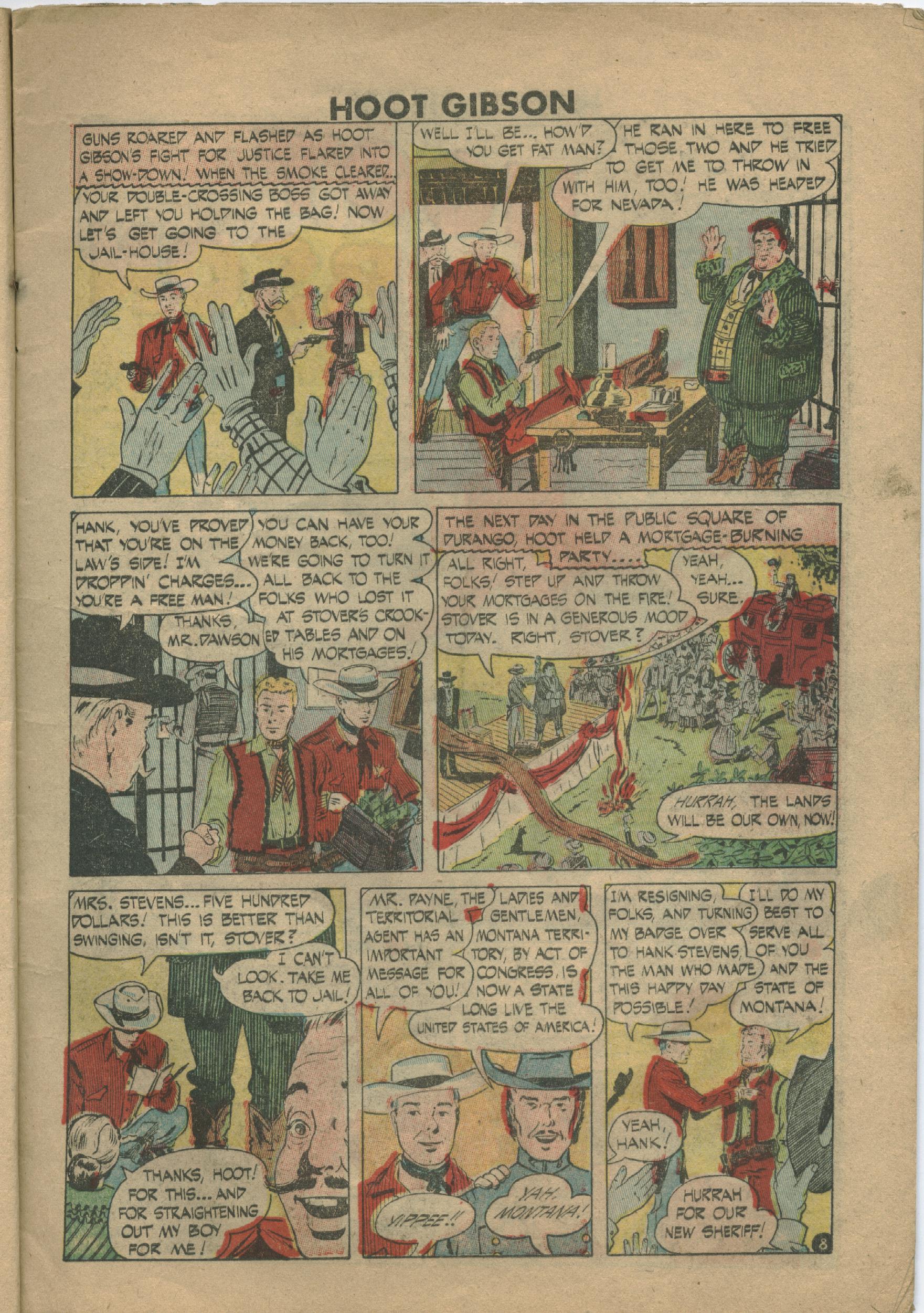Read online Hoot Gibson comic -  Issue #2 - 9