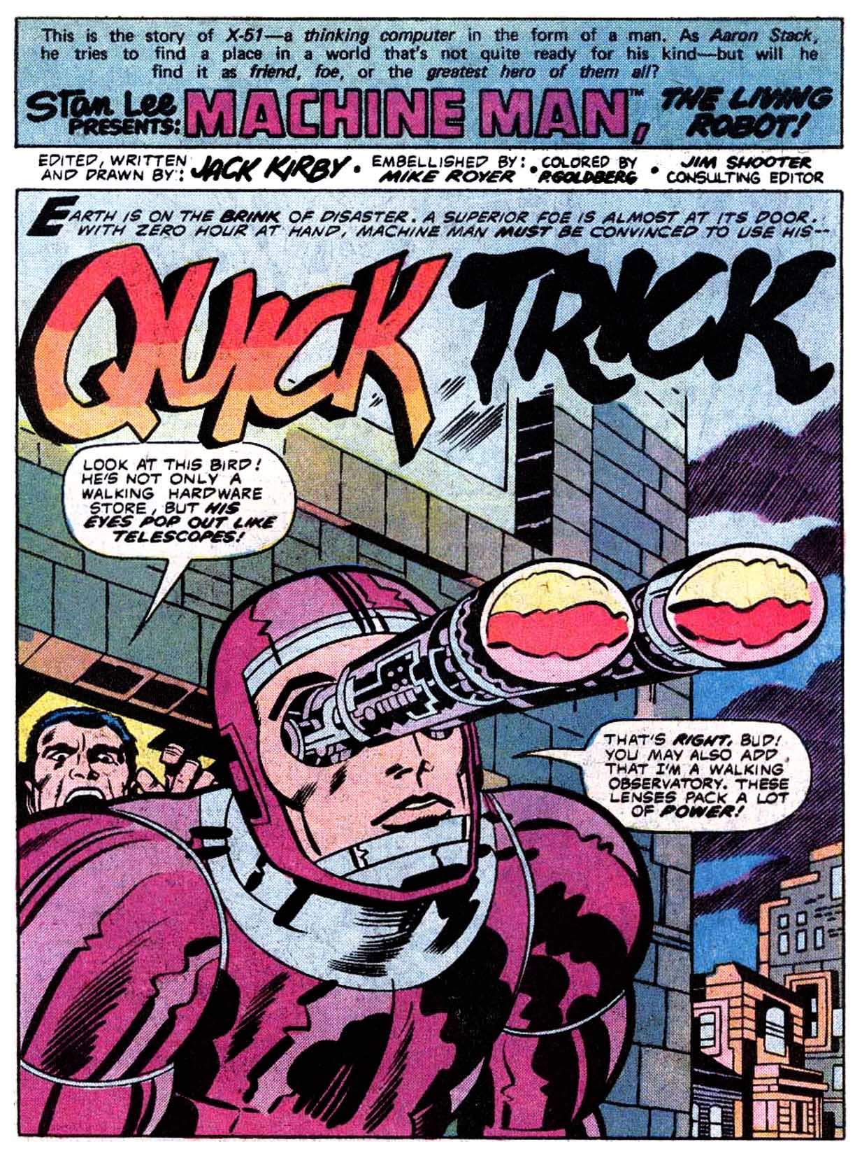 Read online Machine Man (1978) comic -  Issue #6 - 2