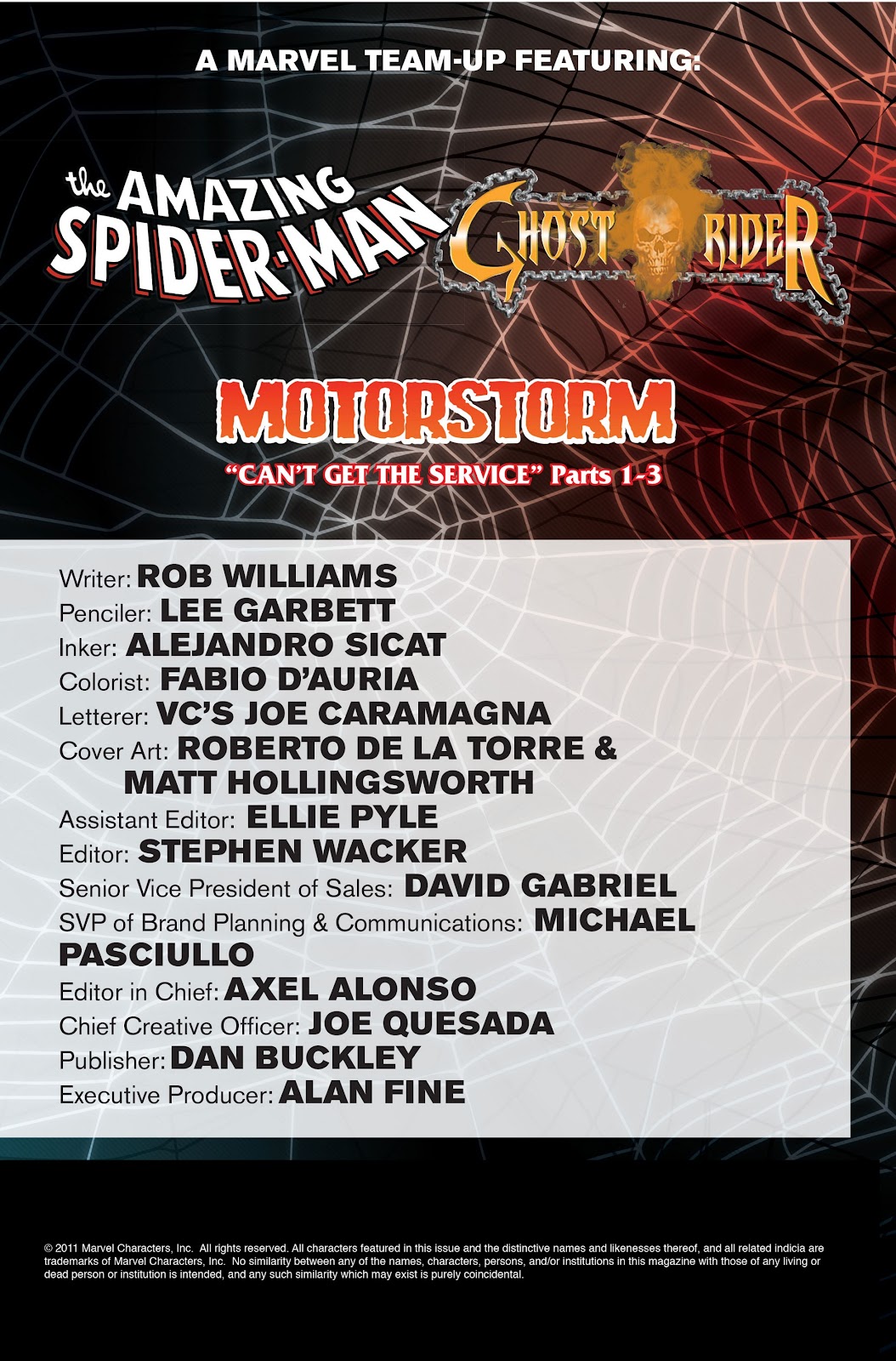 Amazing Spider-Man/Ghost Rider: Motorstorm issue Full - Page 2