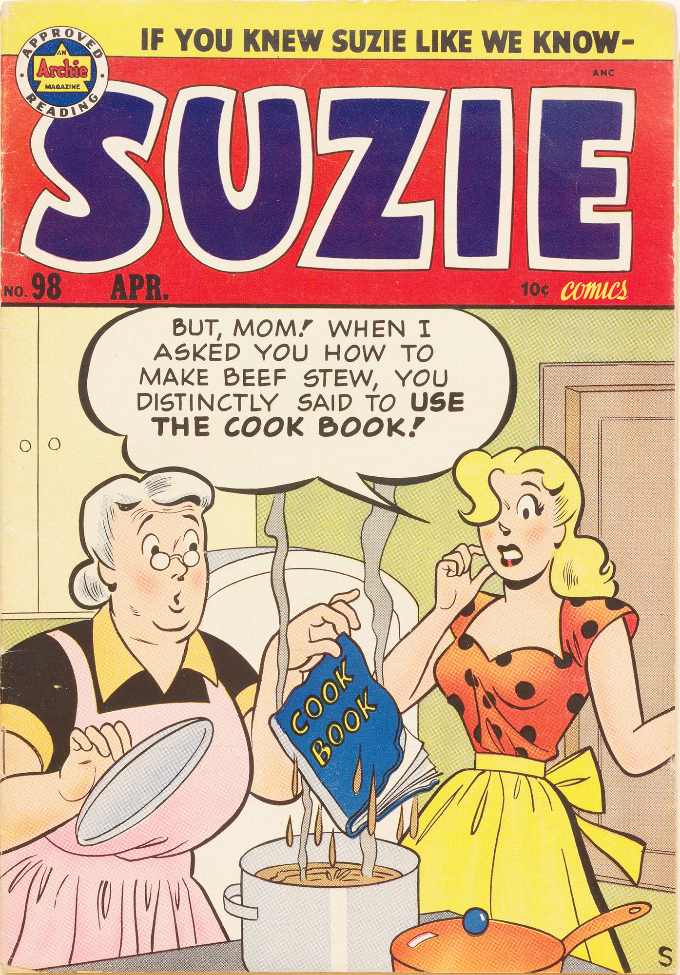 Read online Suzie Comics comic -  Issue #98 - 1