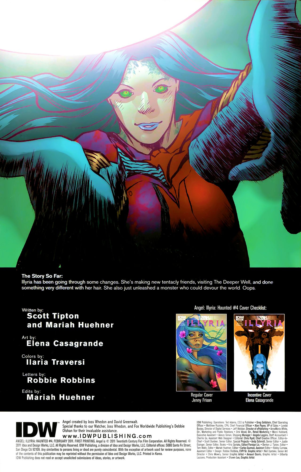 Read online Angel: Illyria: Haunted comic -  Issue #4 - 3