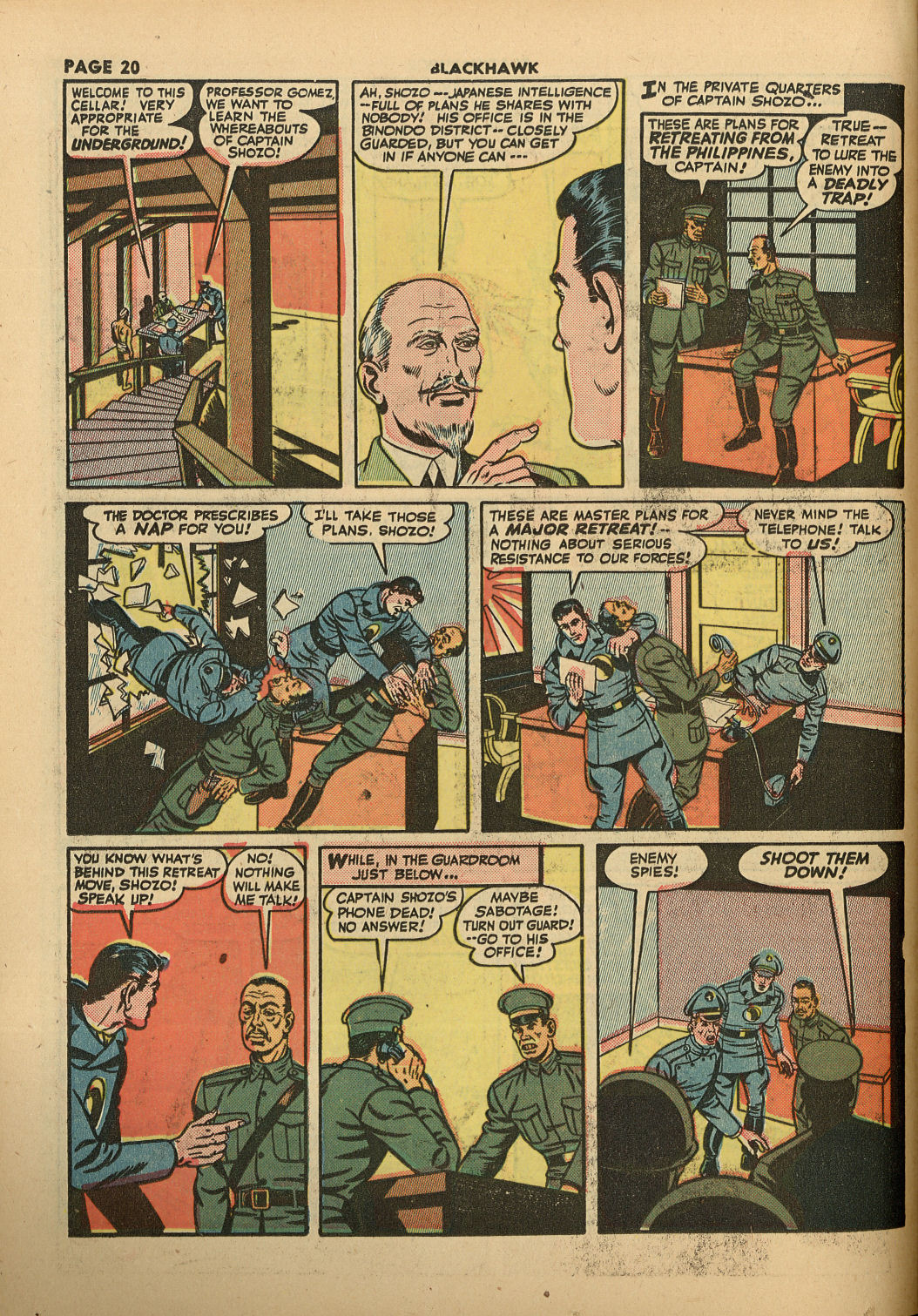 Read online Blackhawk (1957) comic -  Issue #9 - 22