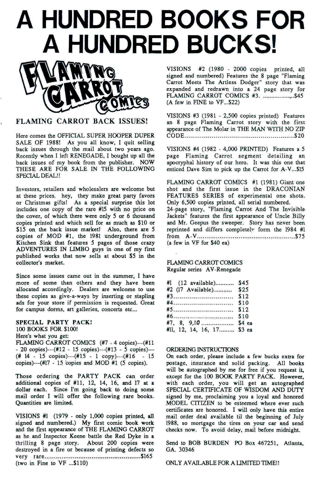 Read online Flaming Carrot Comics (1988) comic -  Issue #18 - 35