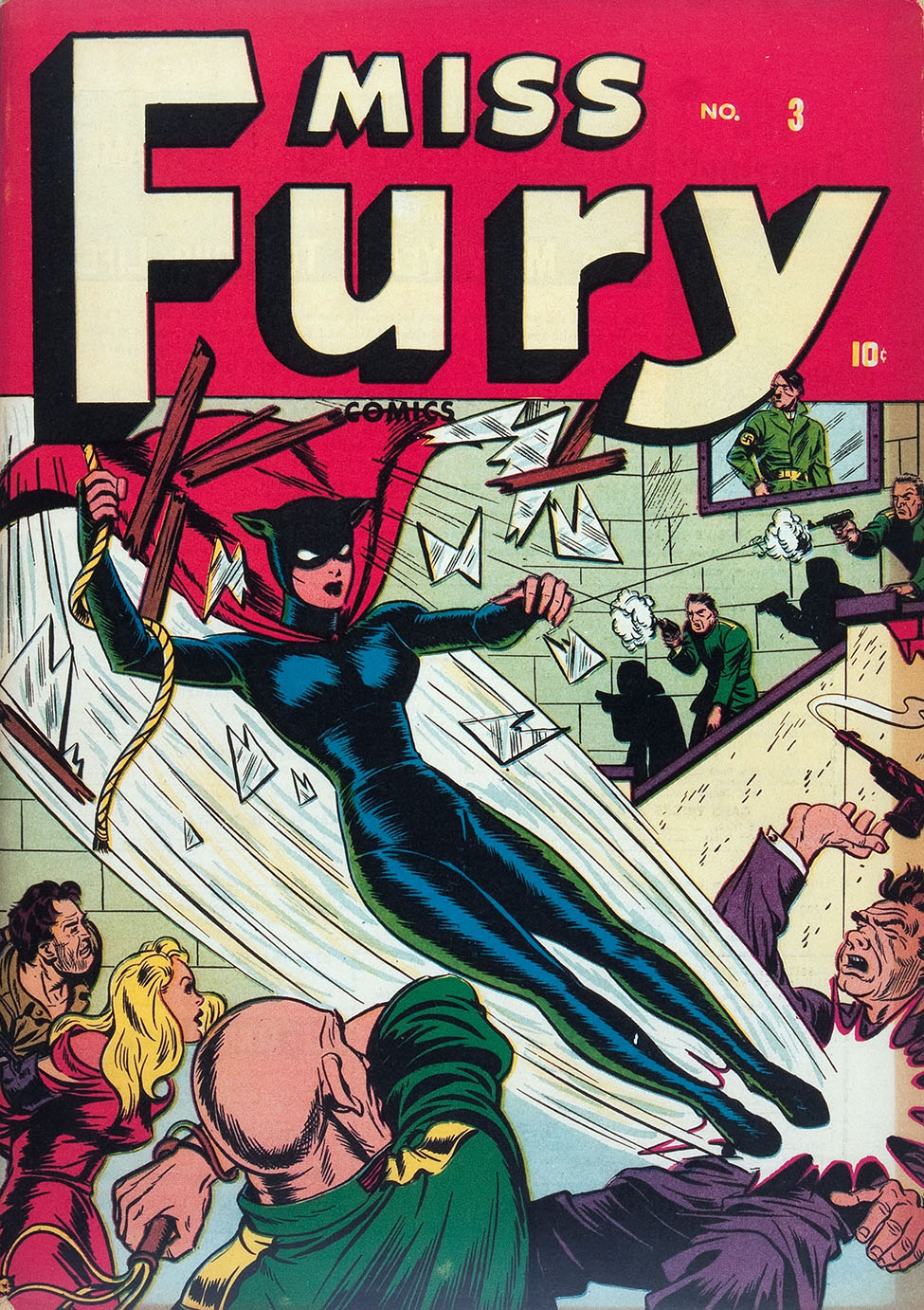 Read online Miss Fury (1942) comic -  Issue #3 - 1
