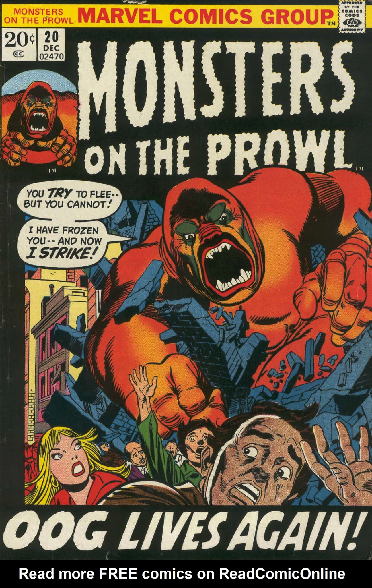 Read online Monsters on the Prowl comic -  Issue #20 - 1