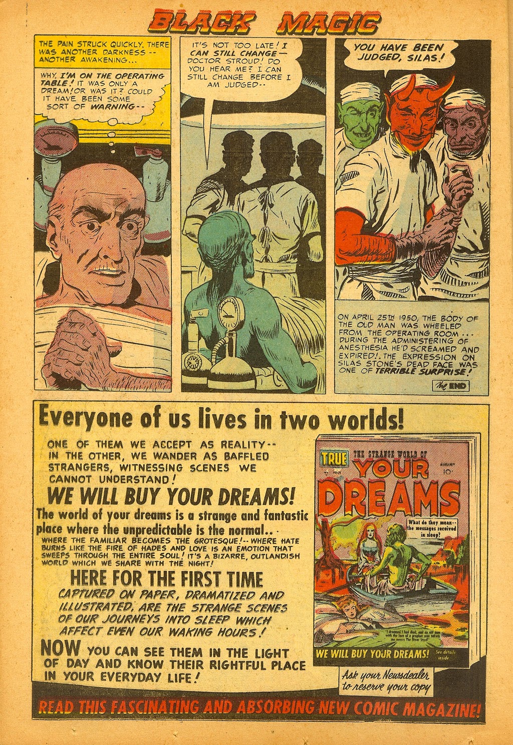 Read online Black Magic (1950) comic -  Issue #14 - 16
