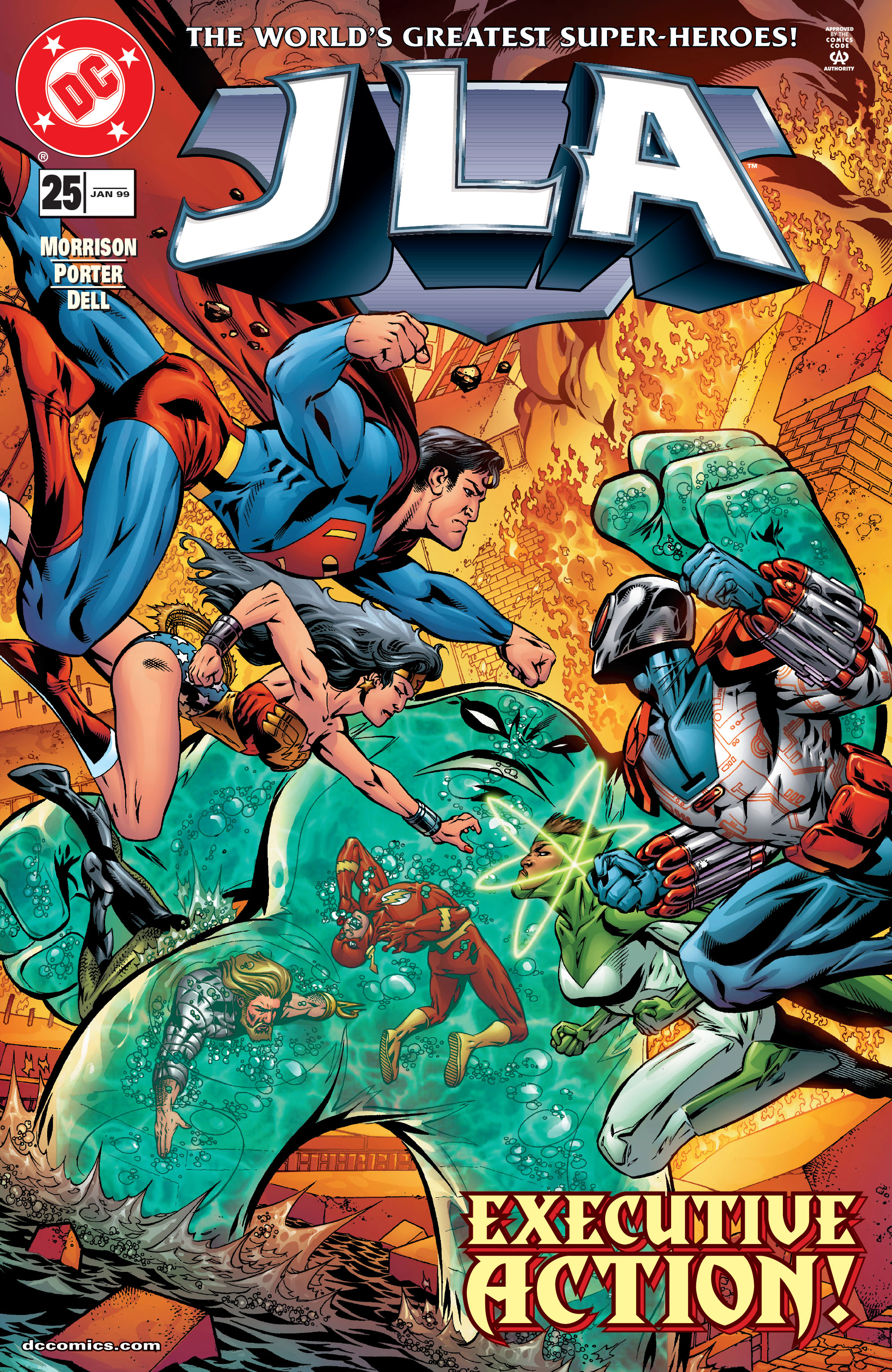 Read online JLA (1997) comic -  Issue #25 - 1