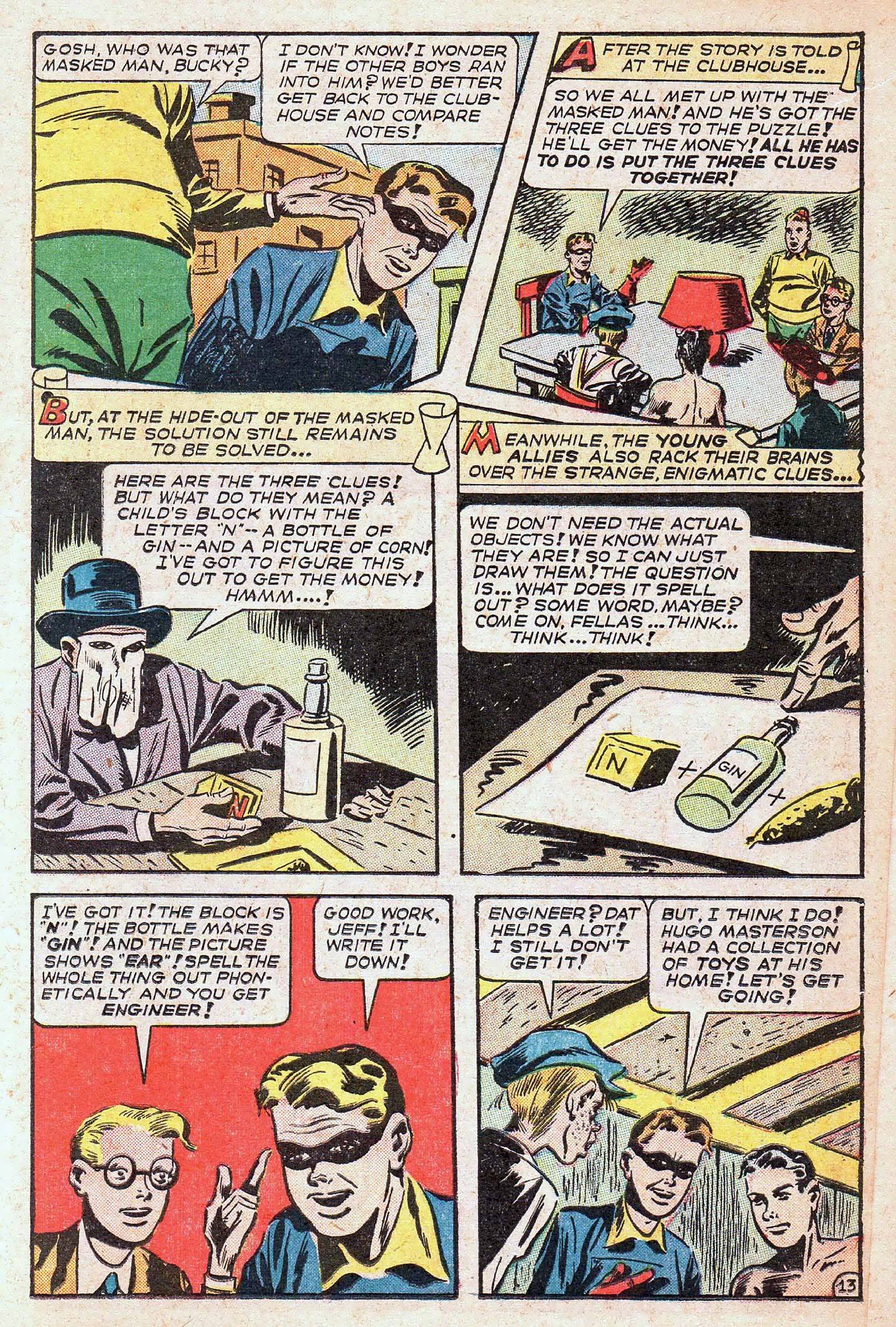 Read online Young Allies Comics comic -  Issue #19 - 15