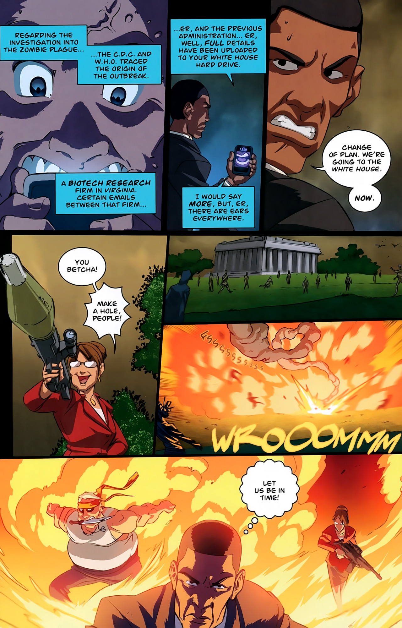 Read online President Evil comic -  Issue #1 - 14