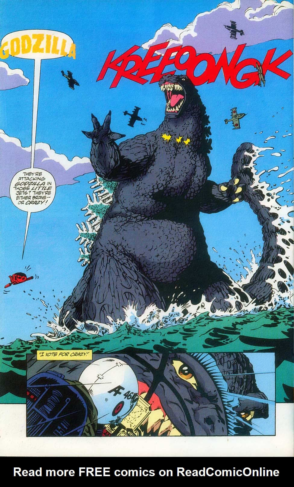 Read online Godzilla (1995) comic -  Issue #13 - 15