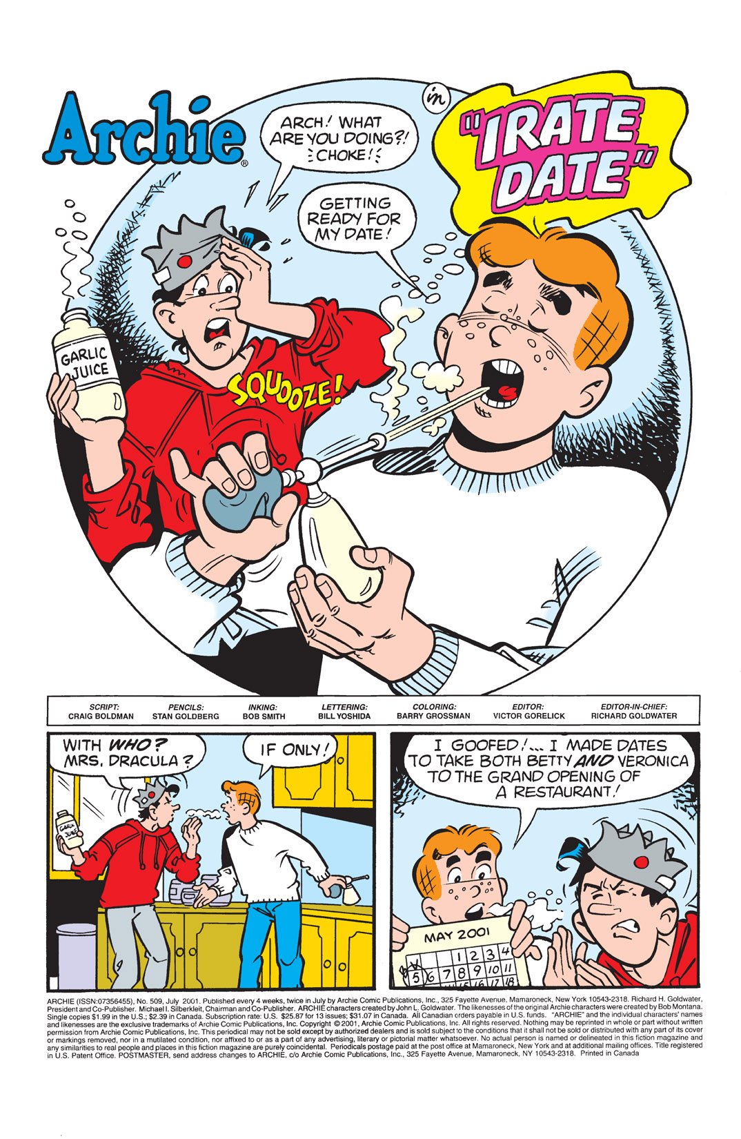 Read online Archie (1960) comic -  Issue #509 - 2