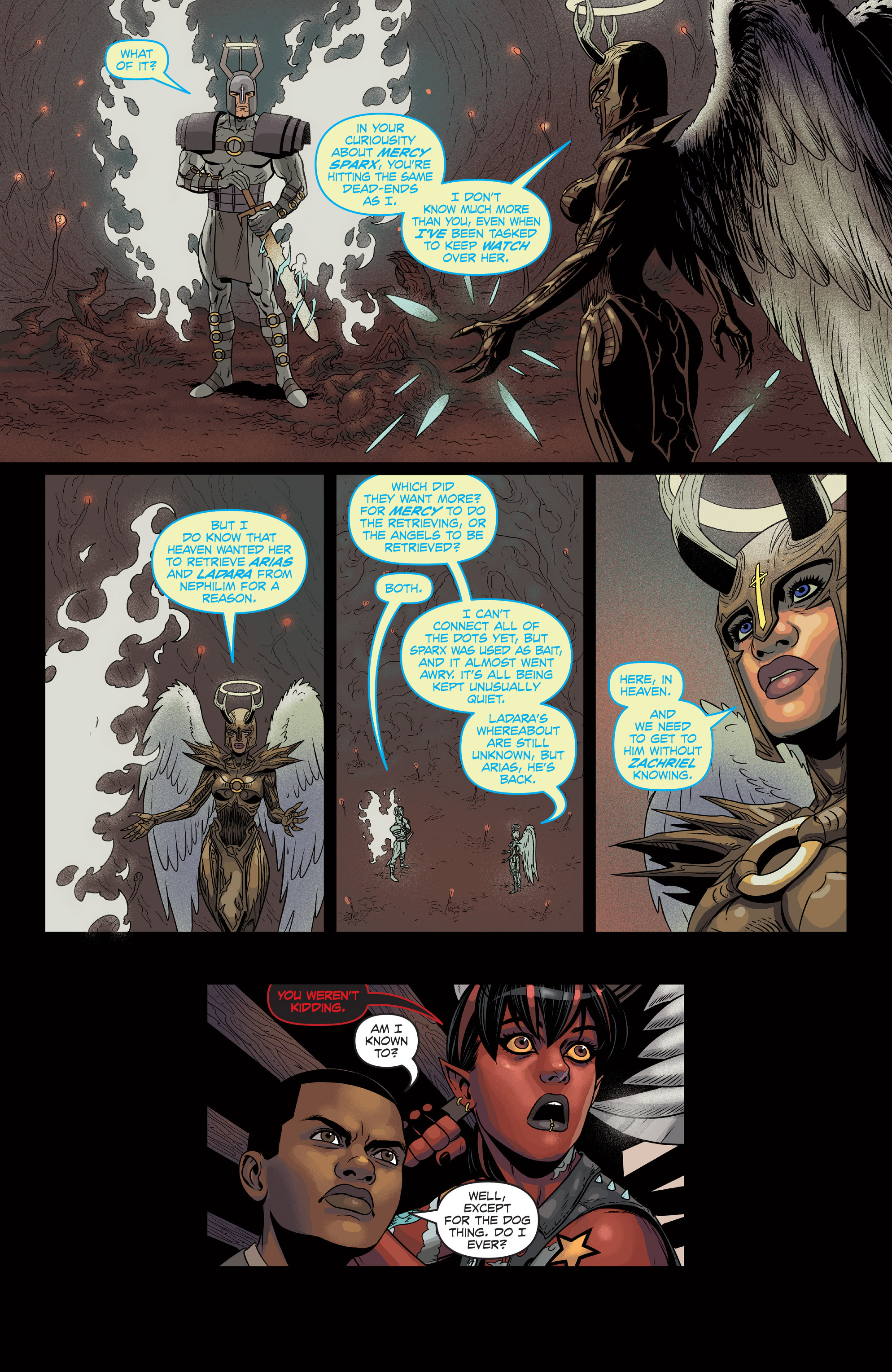 Read online Mercy Sparx (2013) comic -  Issue #7 - 14