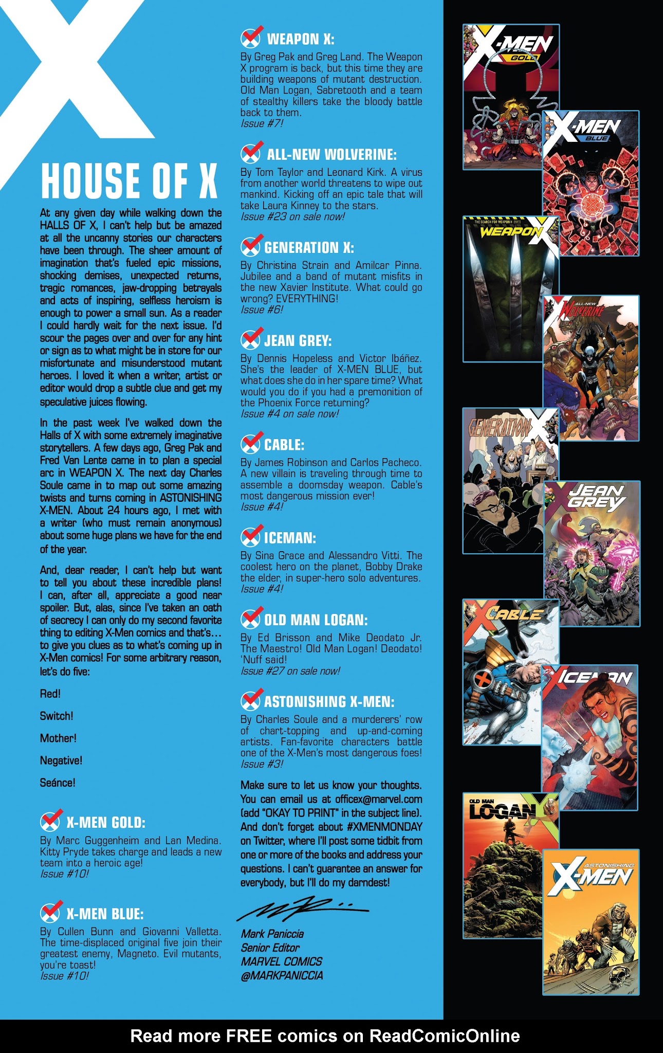 Read online X-Men: Blue comic -  Issue #9 - 23