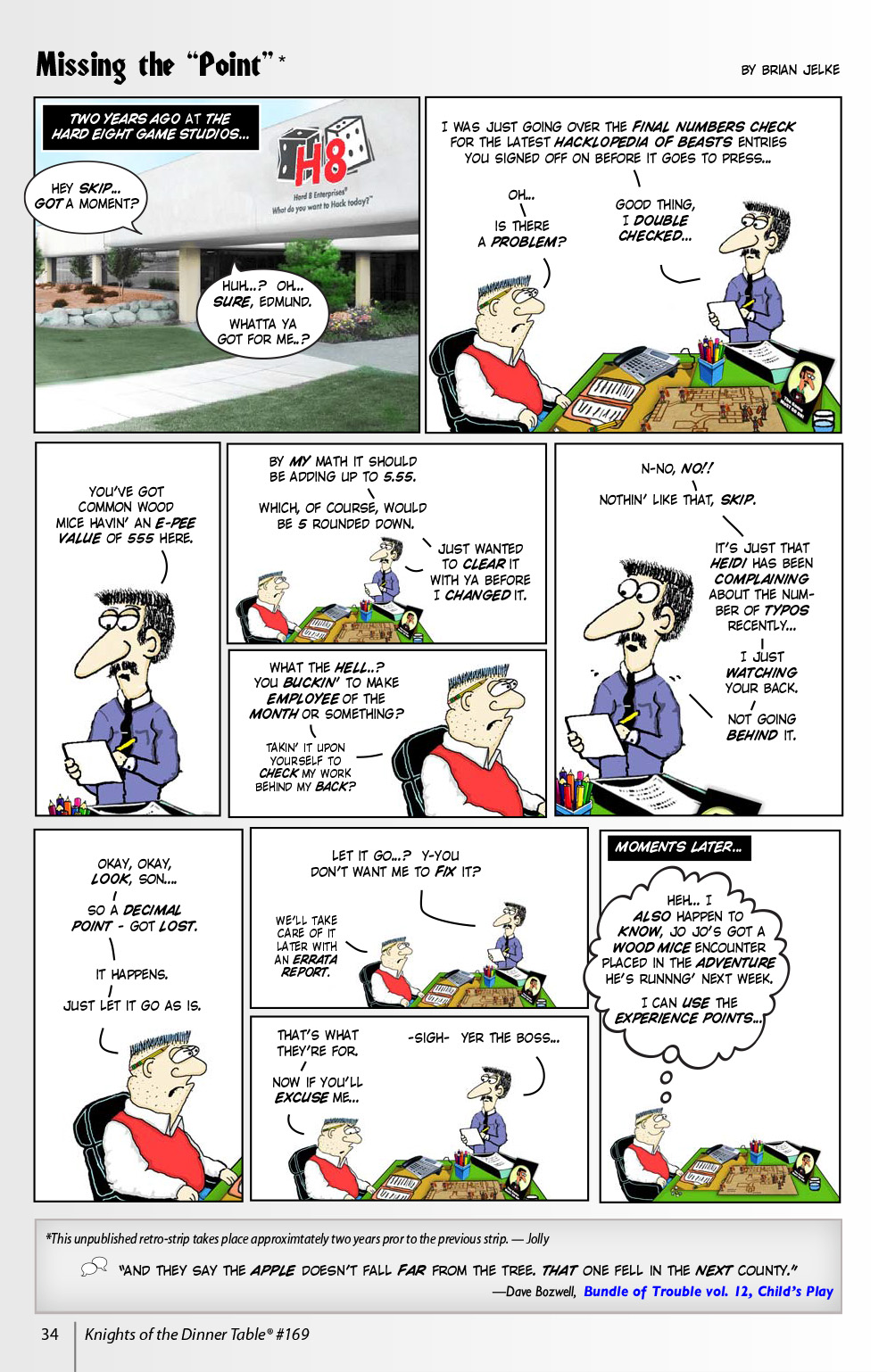 Read online Knights of the Dinner Table comic -  Issue #169 - 36