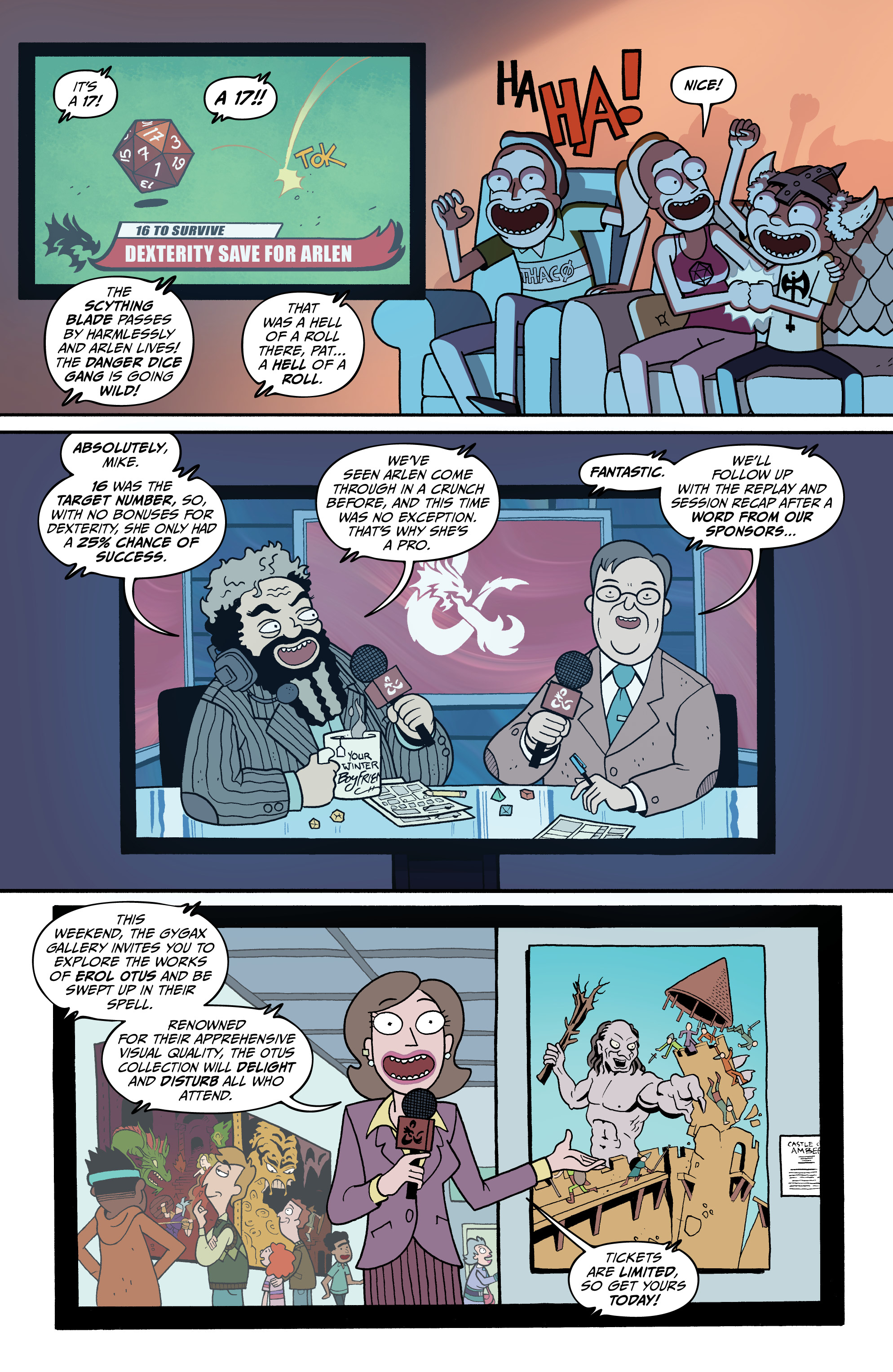 Read online Rick and Morty vs. Dungeons & Dragons II: Painscape comic -  Issue #1 - 4