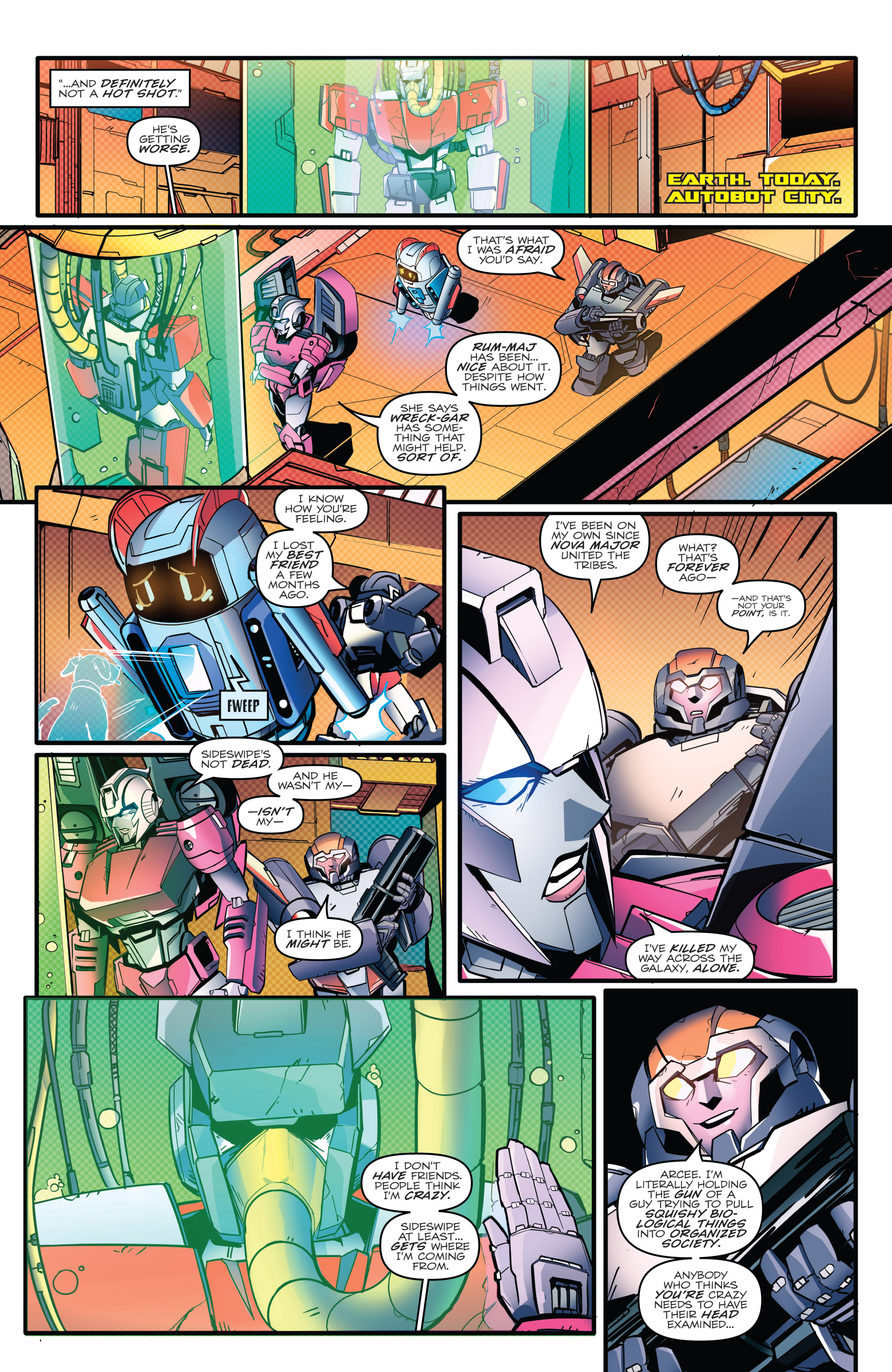 Read online Optimus Prime comic -  Issue #7 - 11