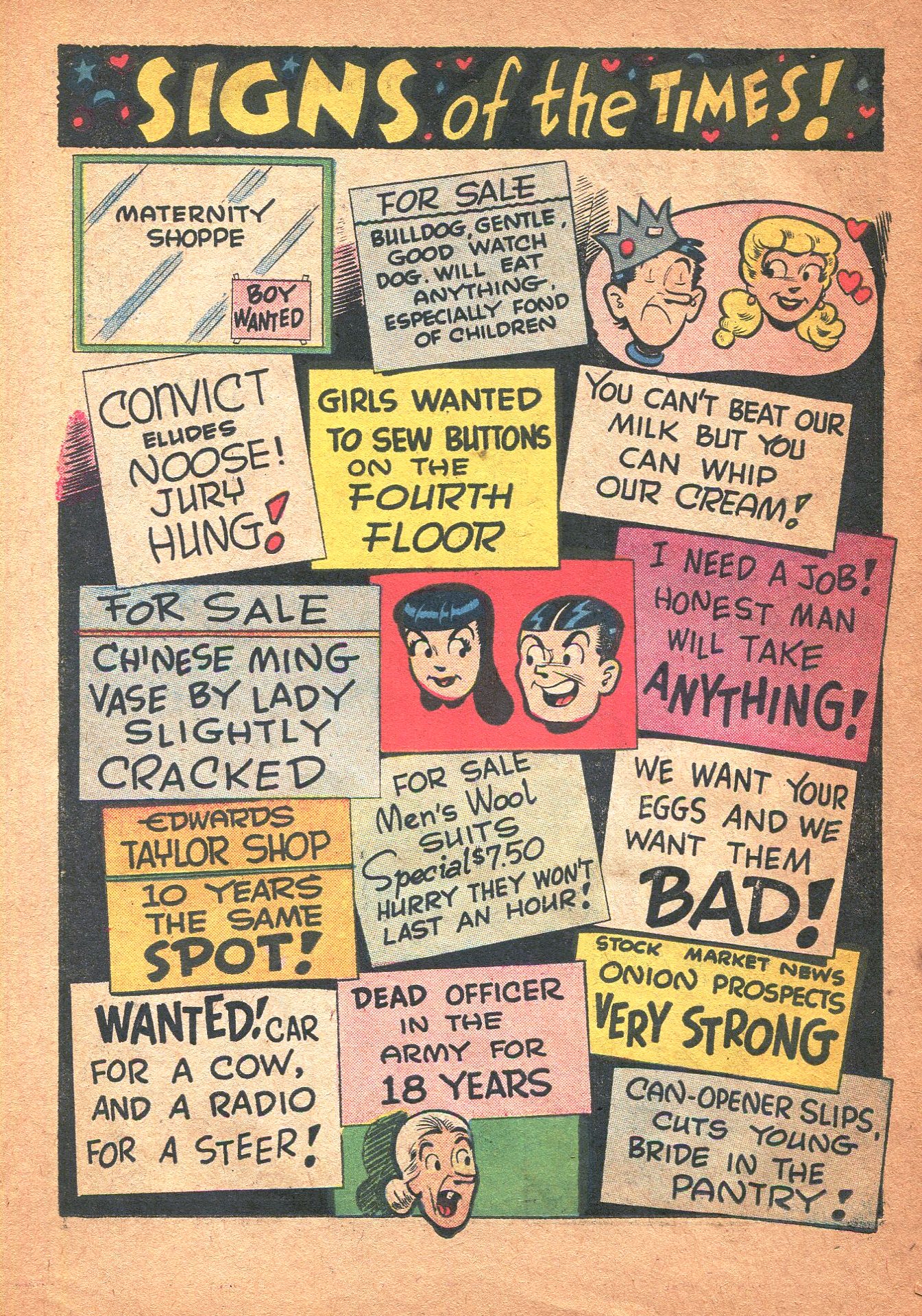 Read online Archie's Joke Book Magazine comic -  Issue #28 - 22